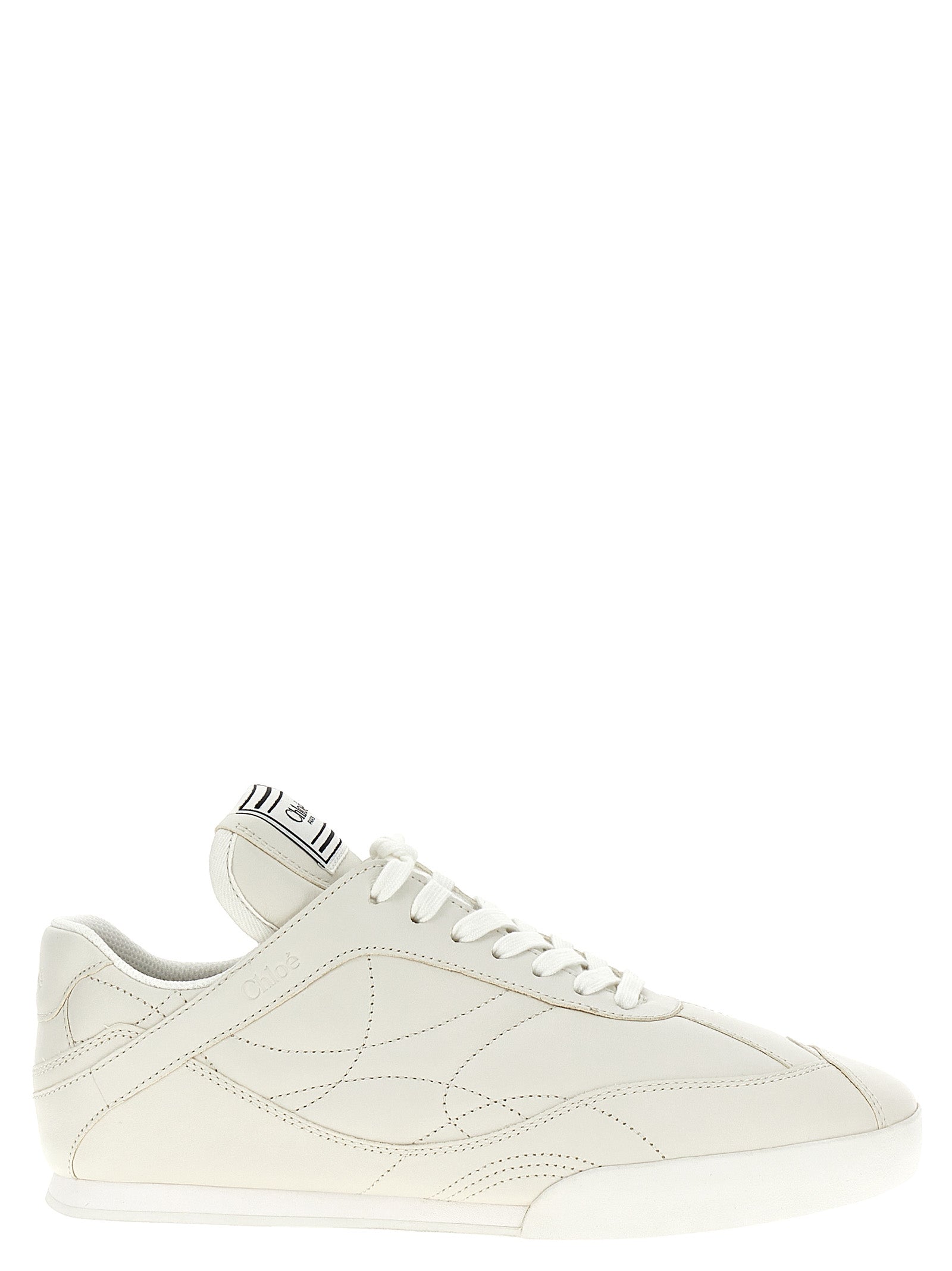 Chloé Kick Sneakers White Leather