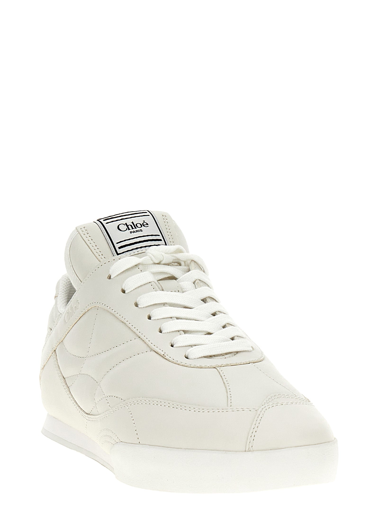 Chloé Kick Sneakers White Leather
