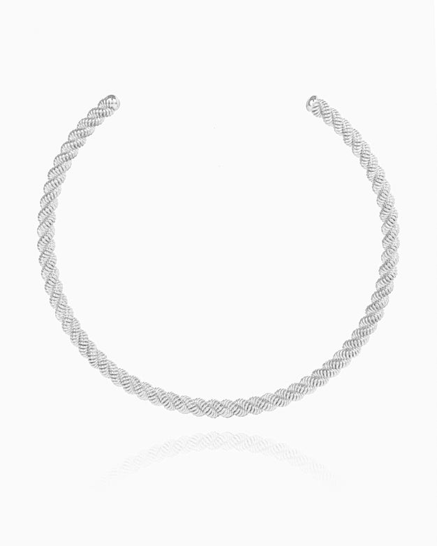 Choker Grace Silver __single__ Necklaces