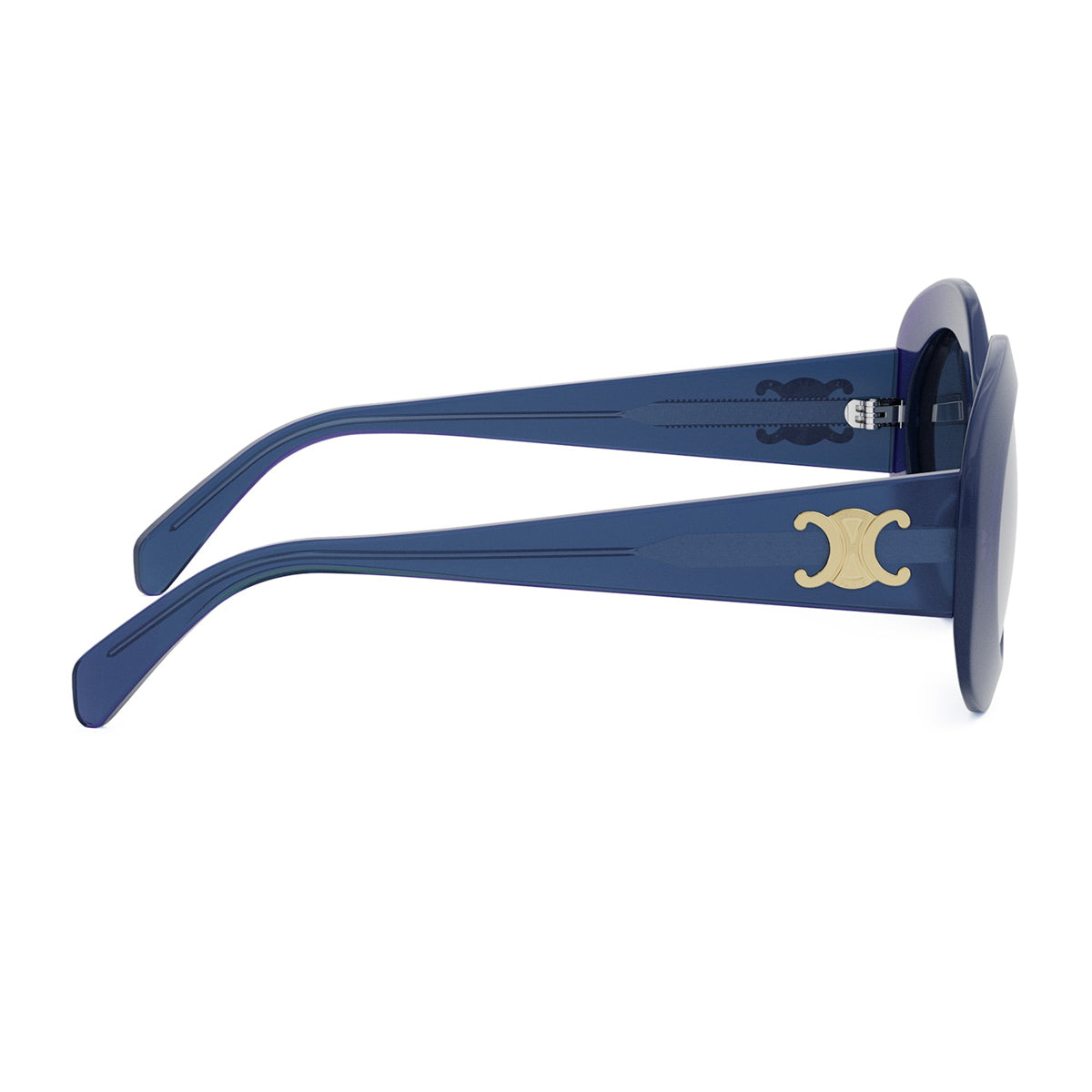 Celine CL40292U Triomphe 90V Blue Blu Acetate Occhiali Da Sole