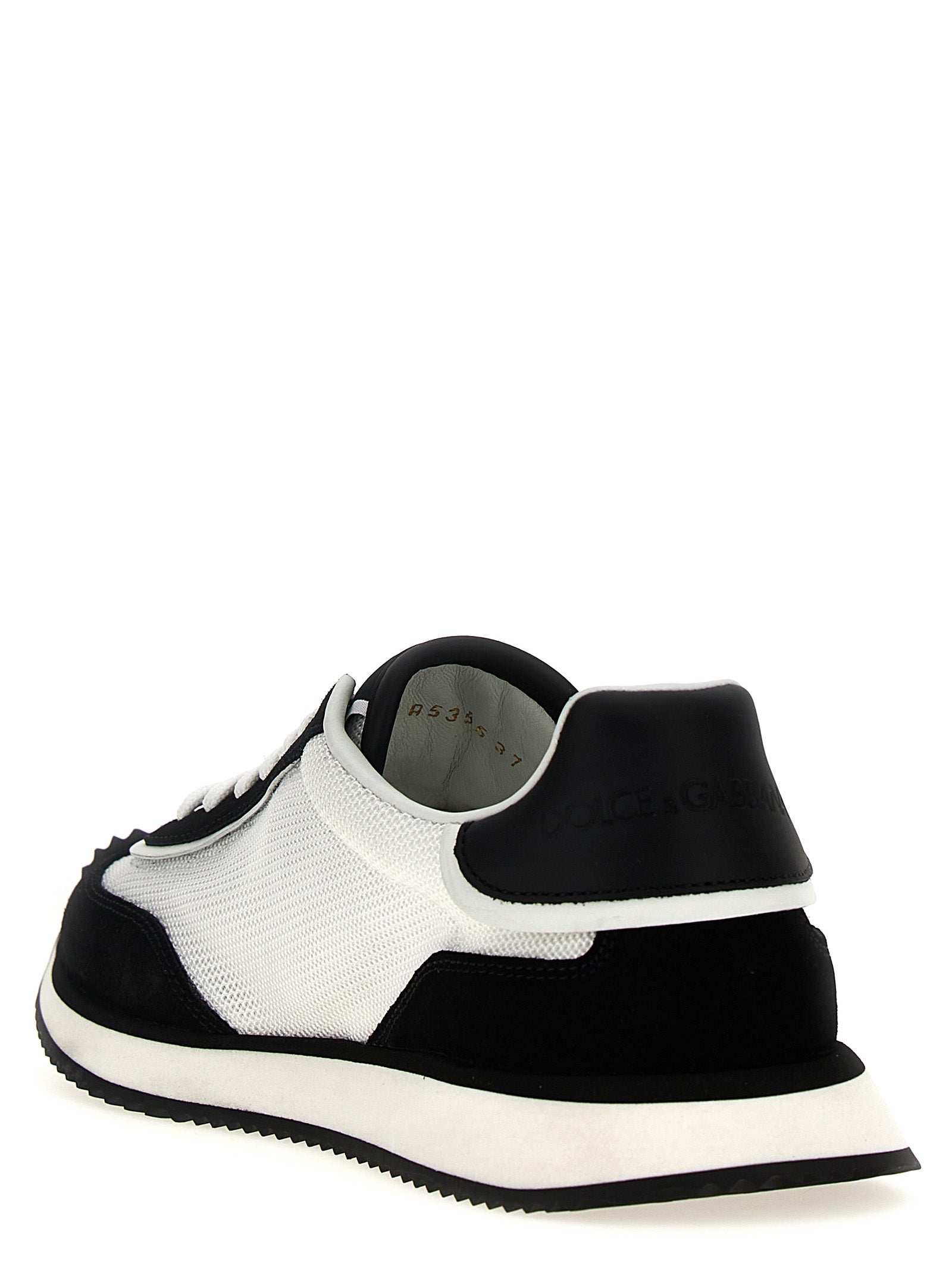 DG Cushion sneakers White/black Calf Leather Polyester