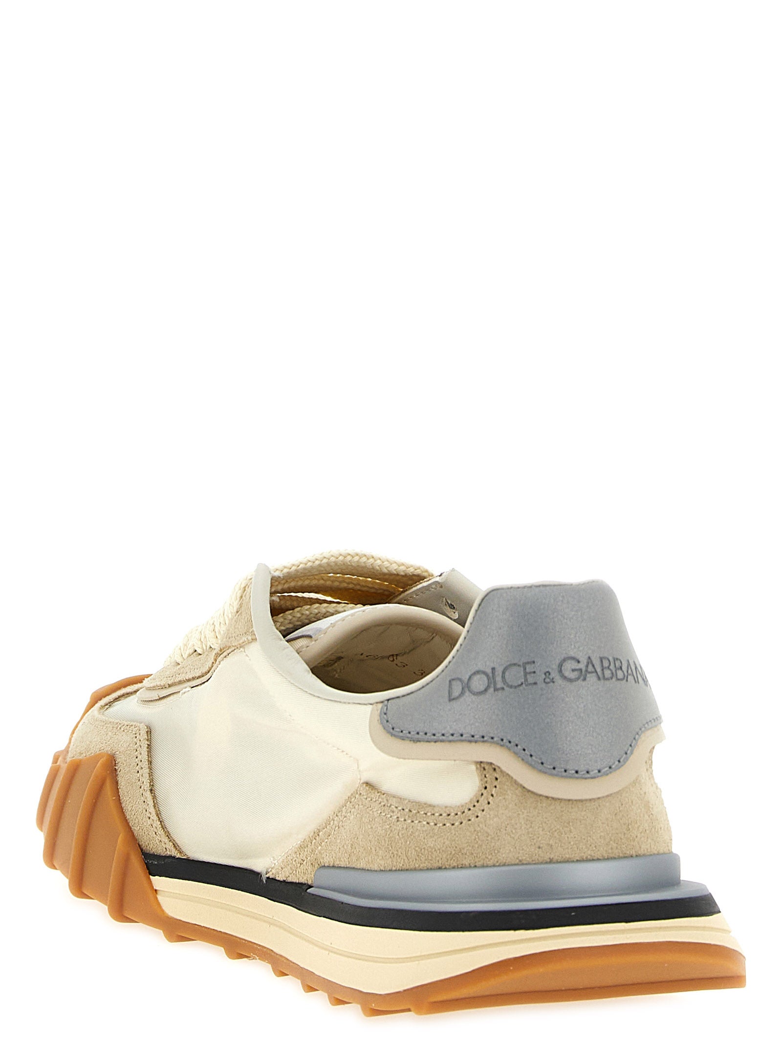 Dg Athletic Sneakers Multicolor Polyamide Calf Leather
