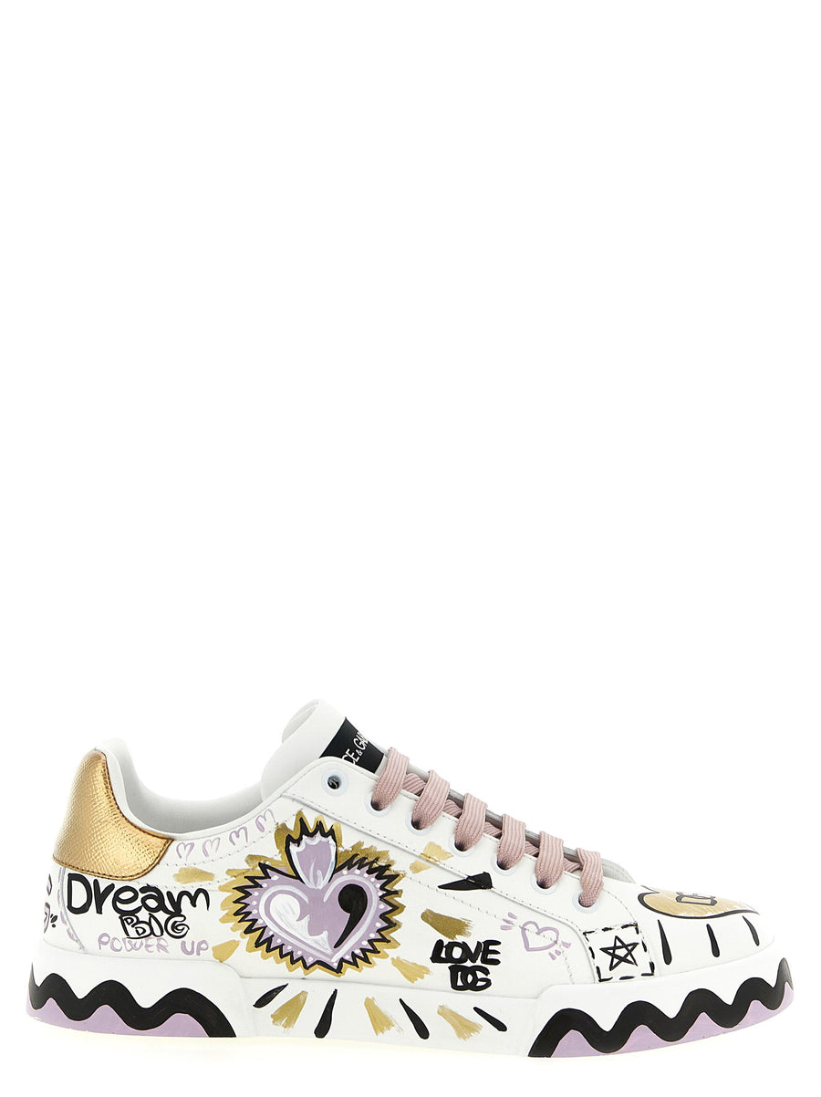 Dolce & Gabbana Portofino Sneakers — White