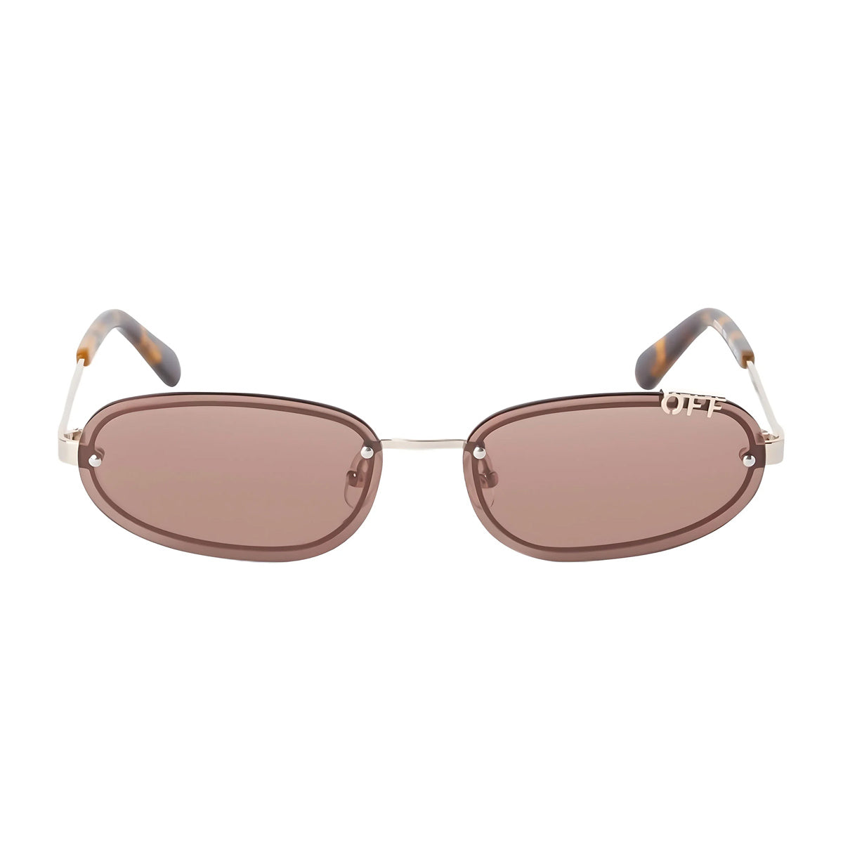 Off White OERI13M MIAMI 7664 Gold Brown Oro Metal Occhiali Da Sole