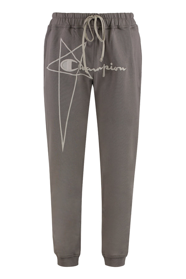Rick Owens X Champion Cotton Sweatpants Turtledove Track Pants
