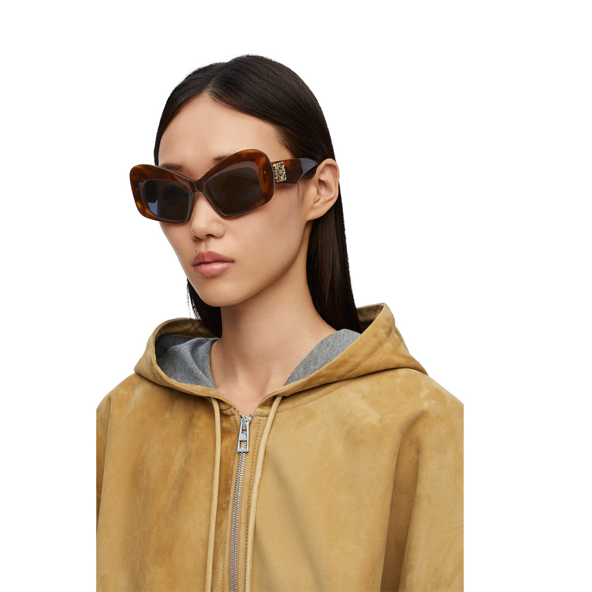 LW40128I ANAGRAM 53v Marrone Acetate Occhiali Sole