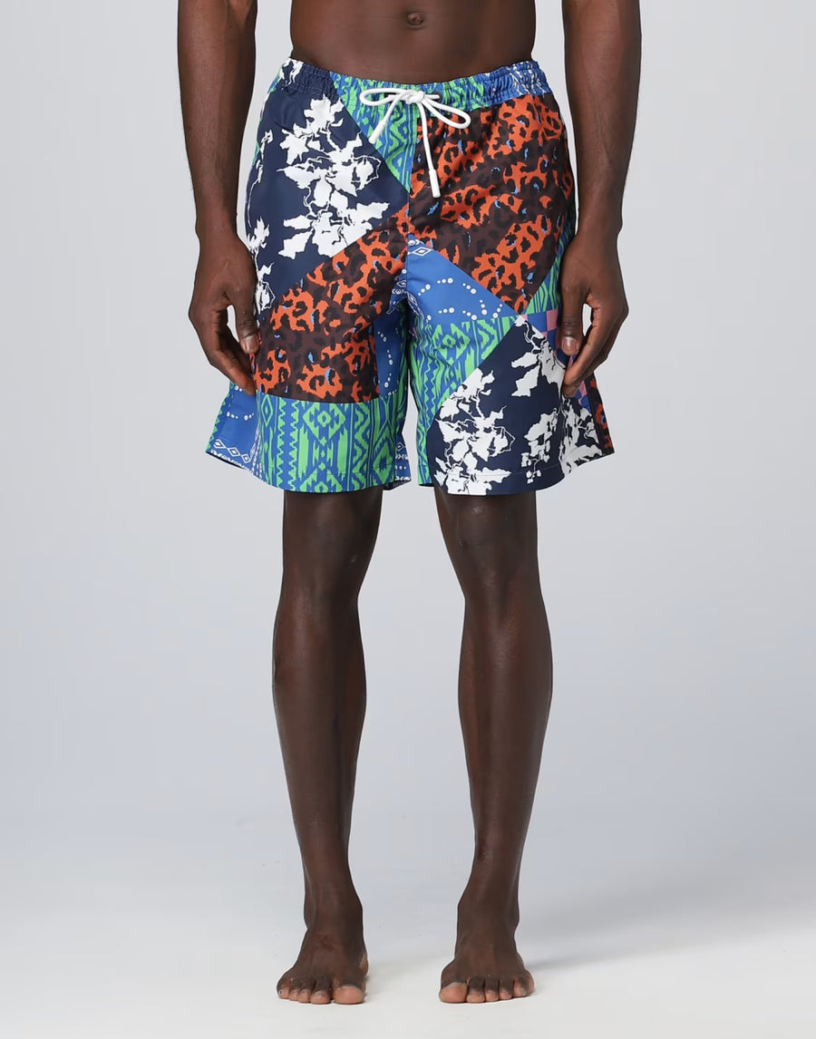 Marcelo Burlon 100% Polyester swim shorts in multicolor