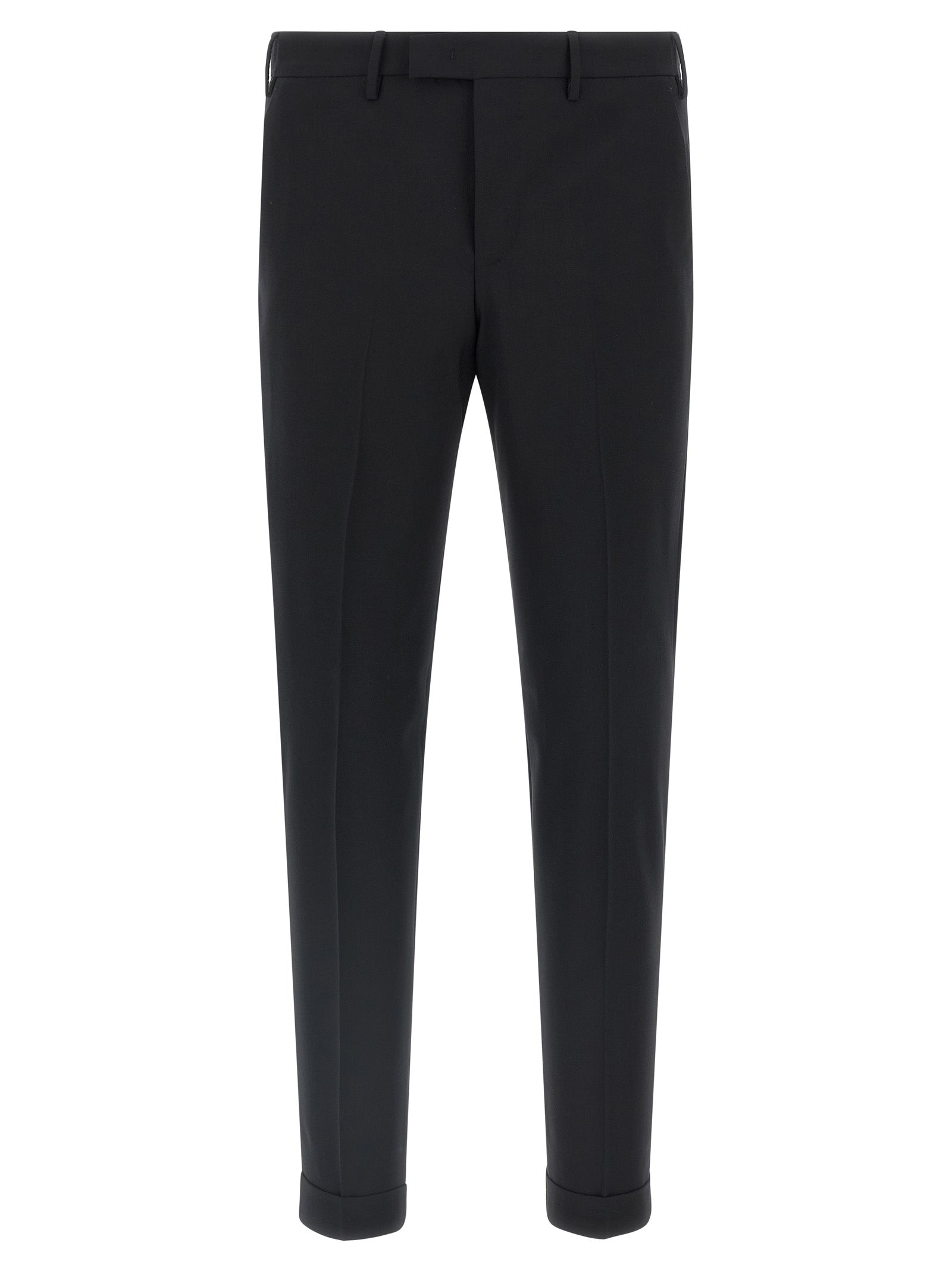 Master pants Black Virgin Wool Elastane