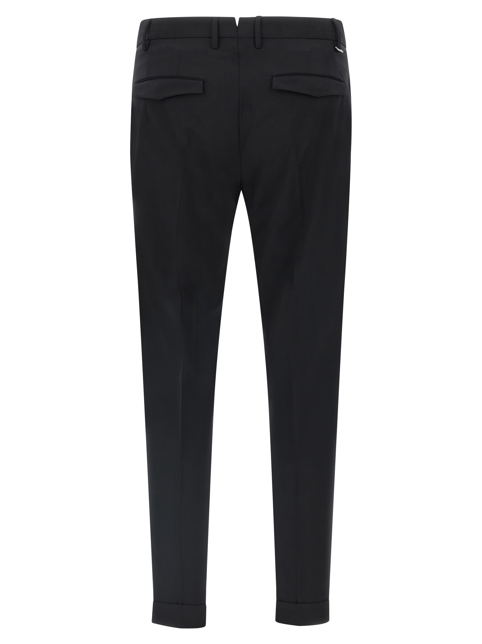 Master pants Black Virgin Wool Elastane