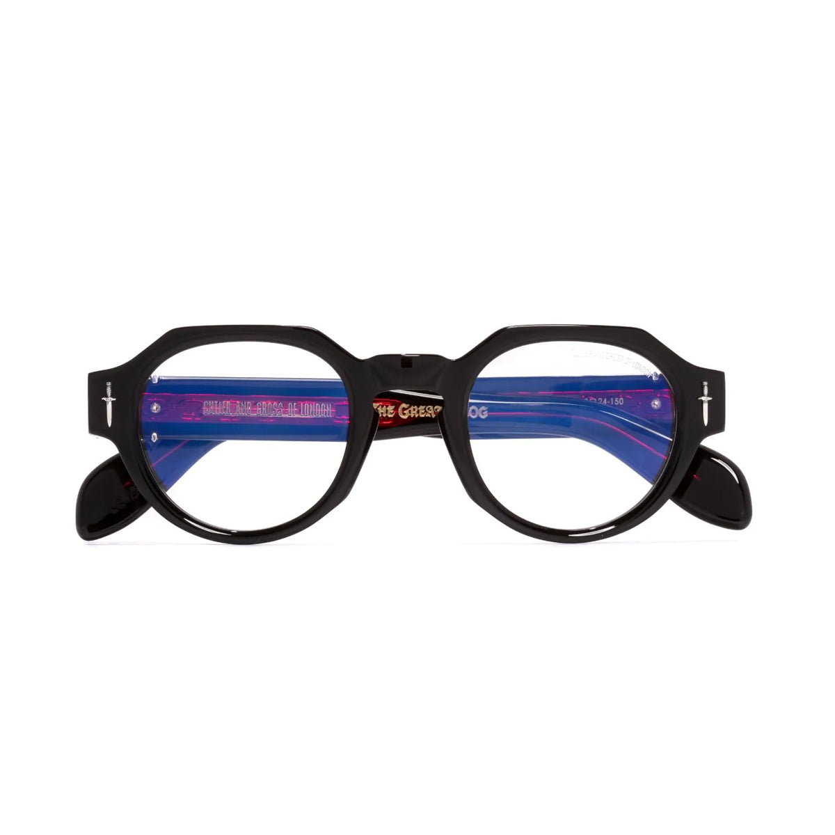 Cutler And Gross Great Frog 006 01 Nero Acetate Occhiali Vista