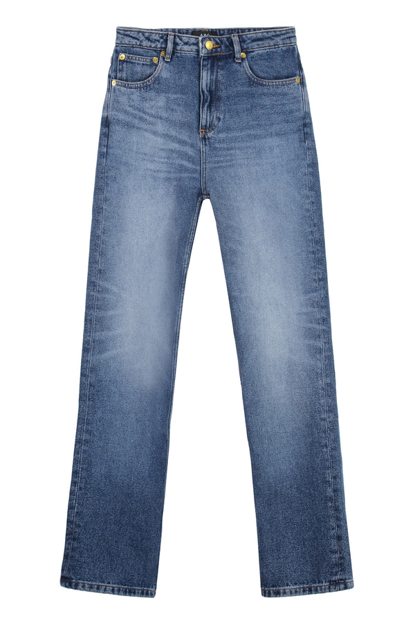 Kylie Straight Leg Jeans Denim Cotton Straight-leg