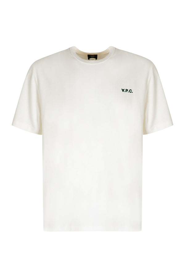 Boxy Cotton Crew-Neck T-Shirt White T-shirts
