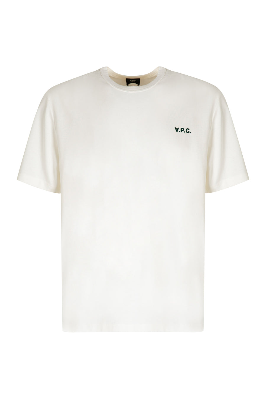 Boxy Cotton Crew-Neck T-Shirt White T-shirts