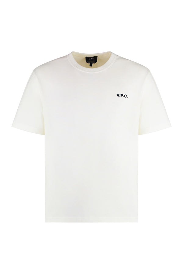 Boxy Petit Vpc Cotton Crew-Neck T-Shirt Ivory T-shirts