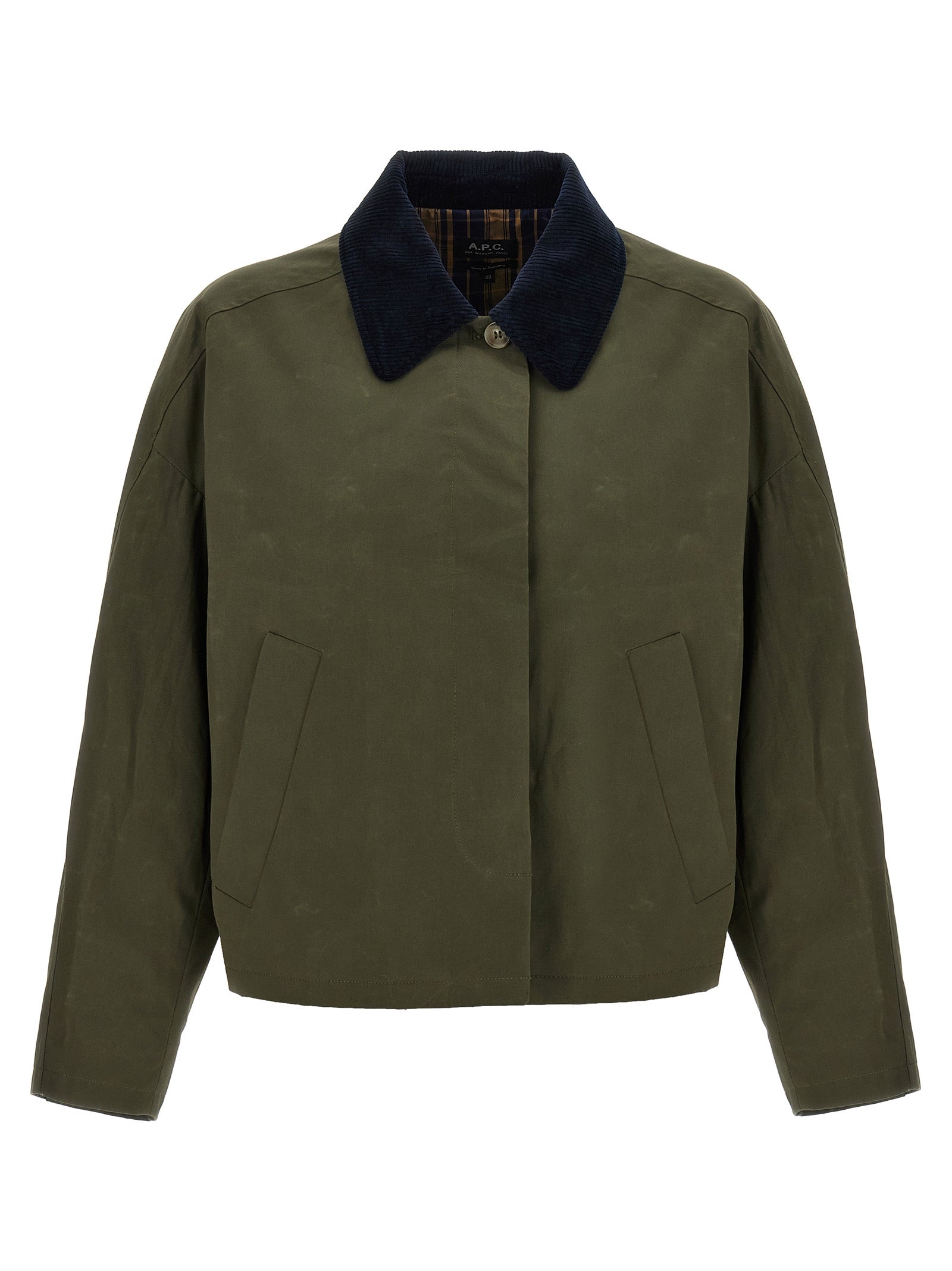 Becca jacket Green Cotton Down Jacket, Parka, Casual