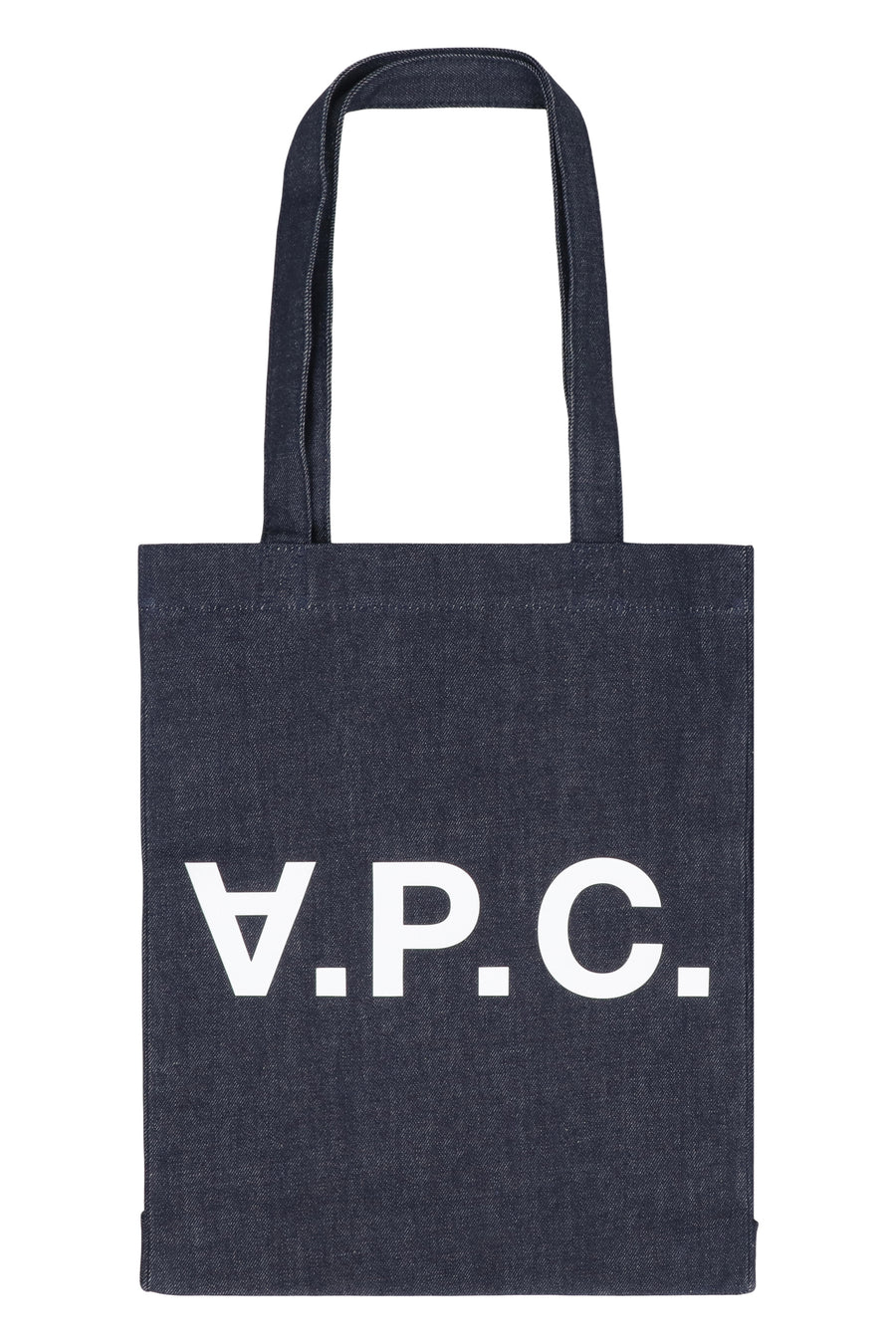 A.p.c. Laure Tote Bag Denim Cotton