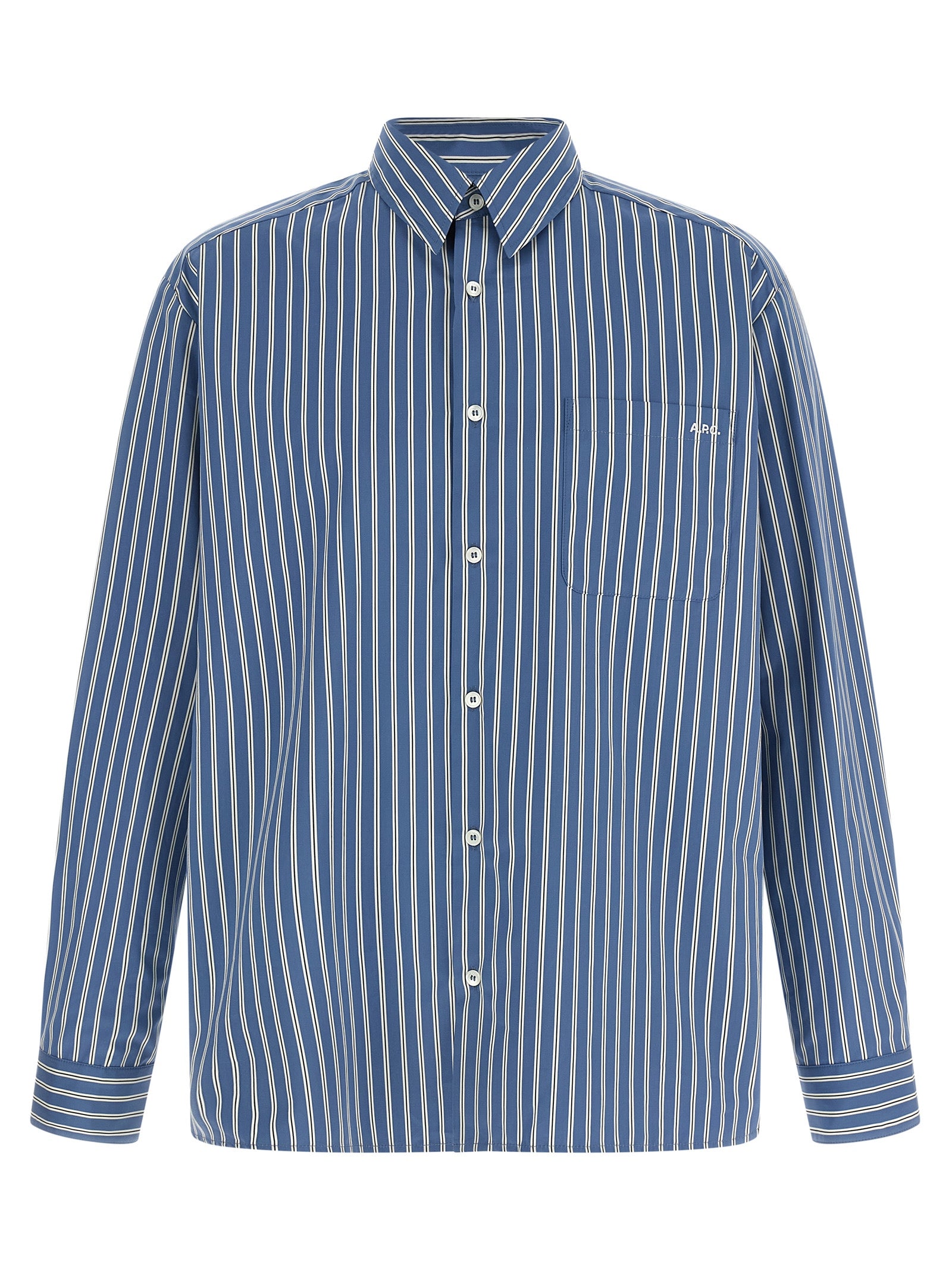 Malo shirt Blue Cotton Shirt, Blouse