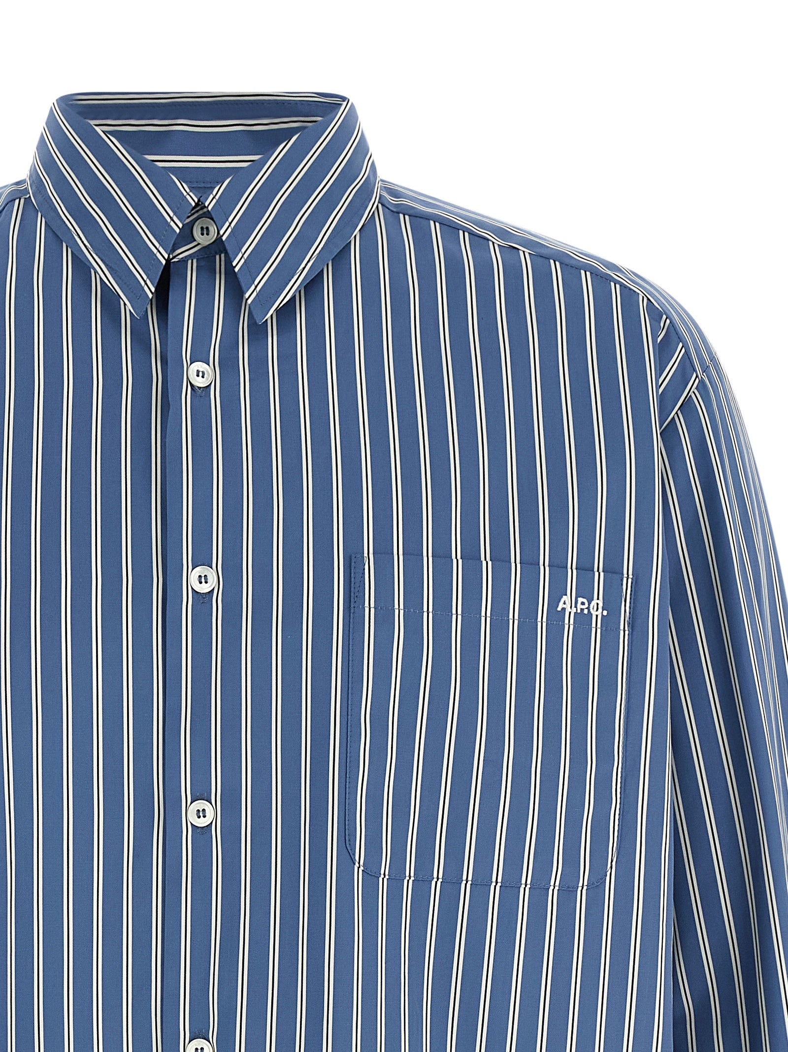Malo shirt Blue Cotton Shirt, Blouse
