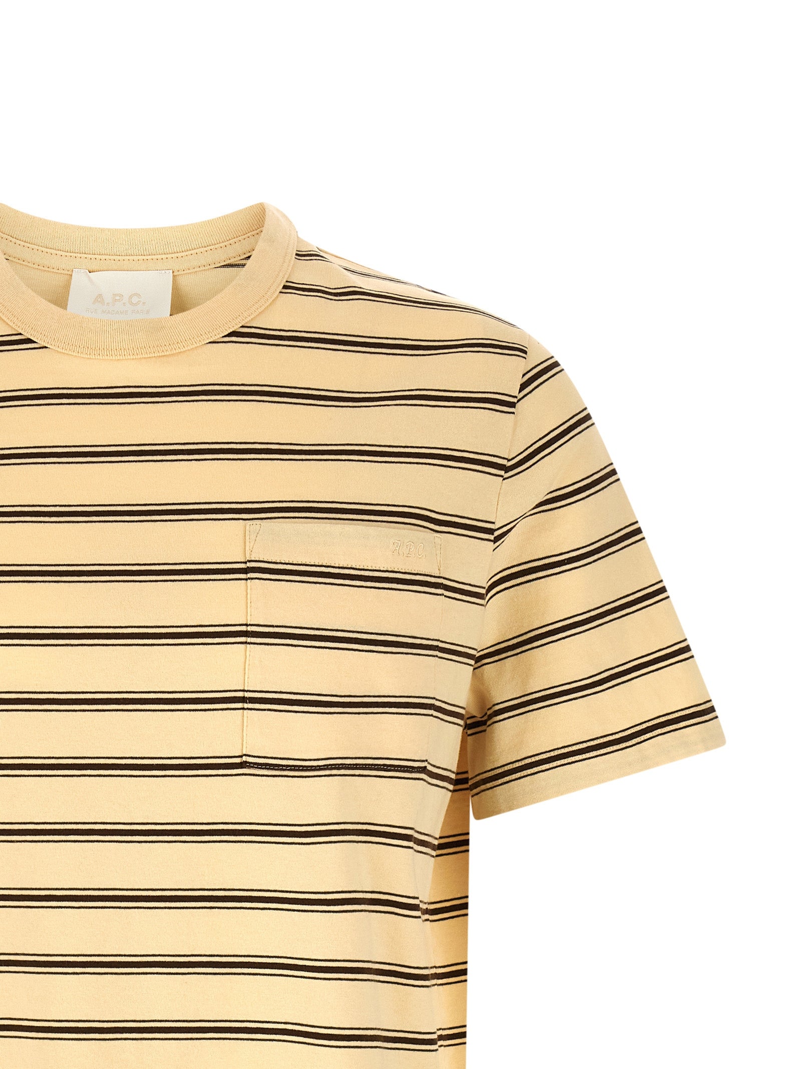 Striped t-shirt Beige
