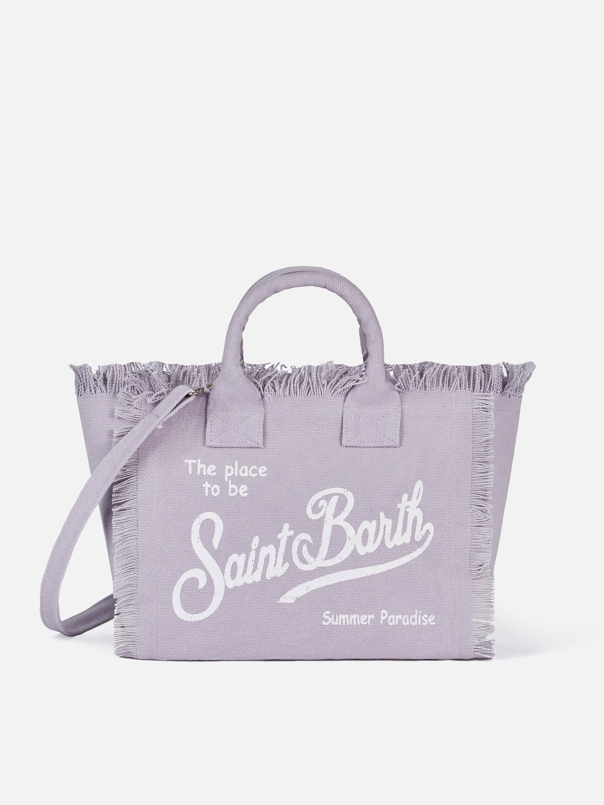 Colette Lilac Cotton Canvas Handbag Pink Bag