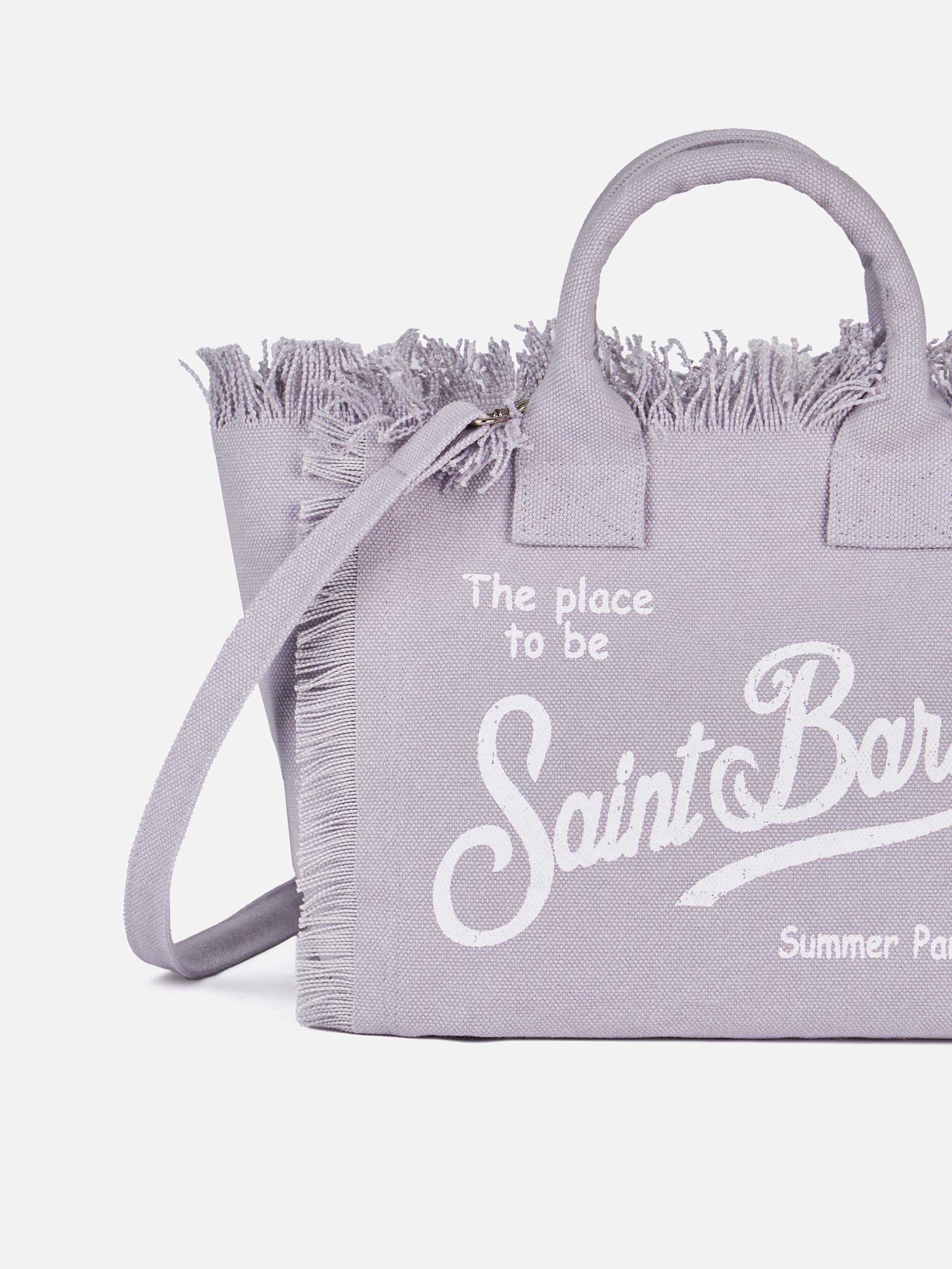 Colette Lilac Cotton Canvas Handbag Pink Bag