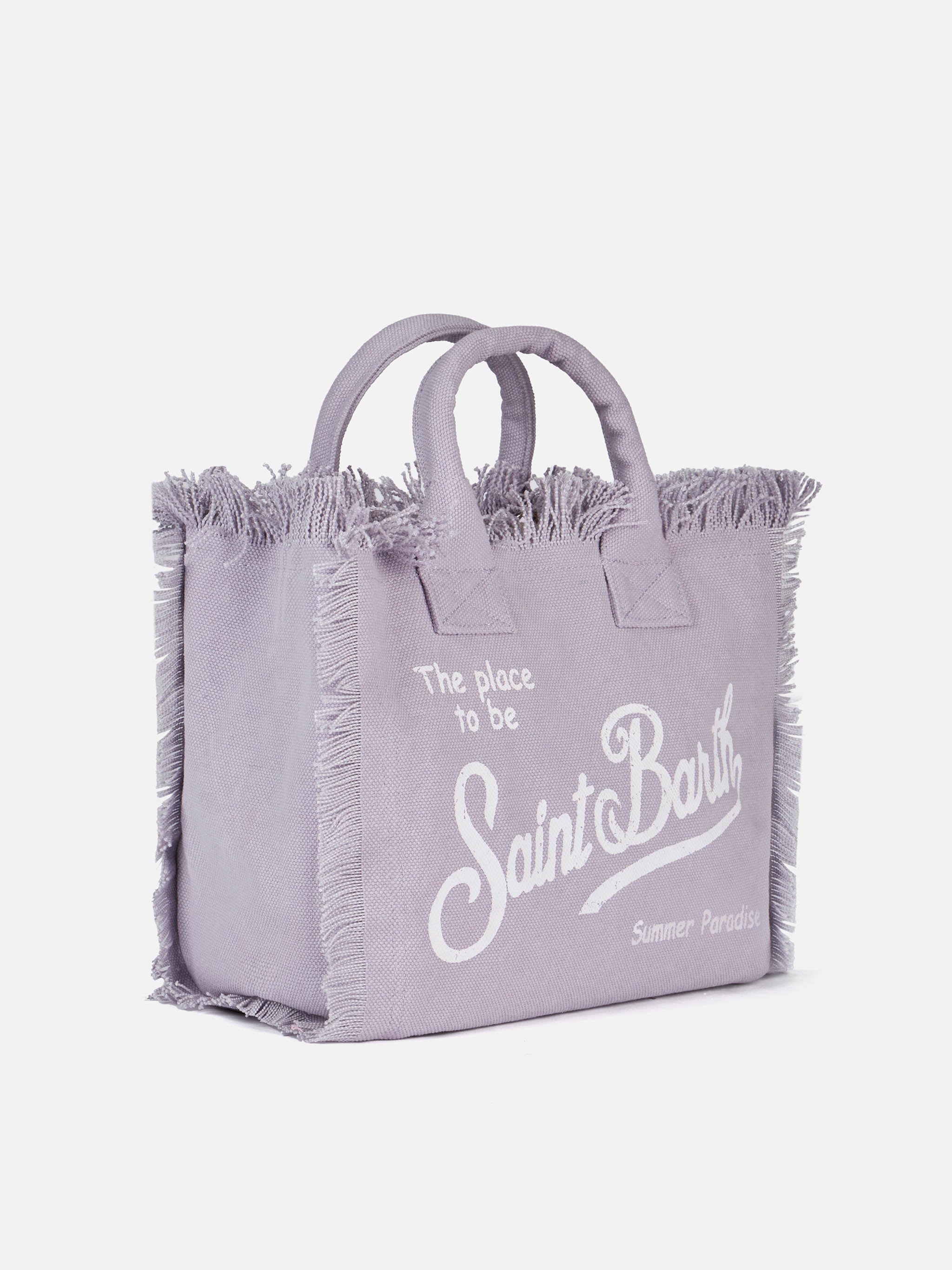 Colette Lilac Cotton Canvas Handbag Pink Bag