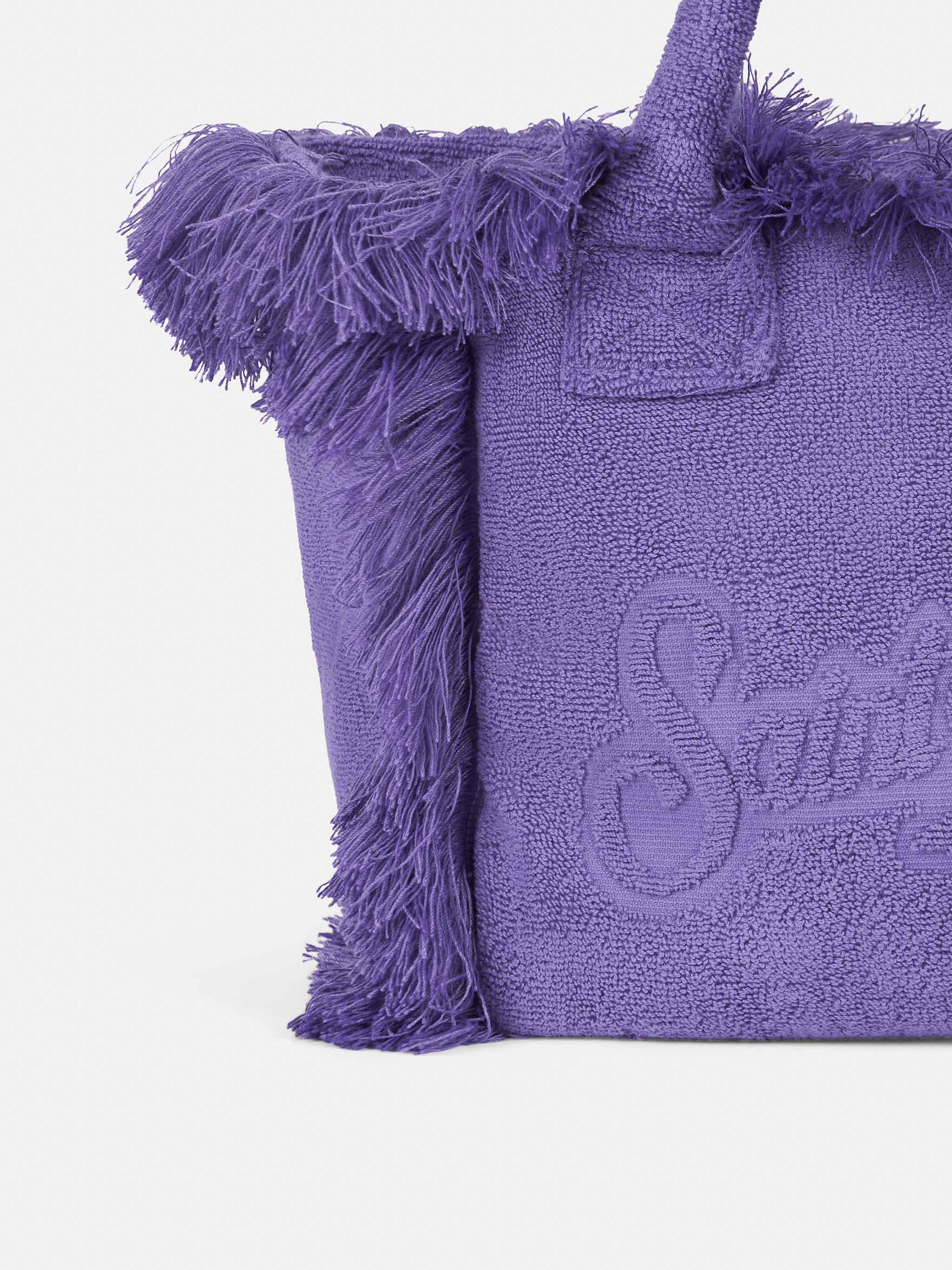 Colette Purple Terry Soft Handbag __single__ Bag