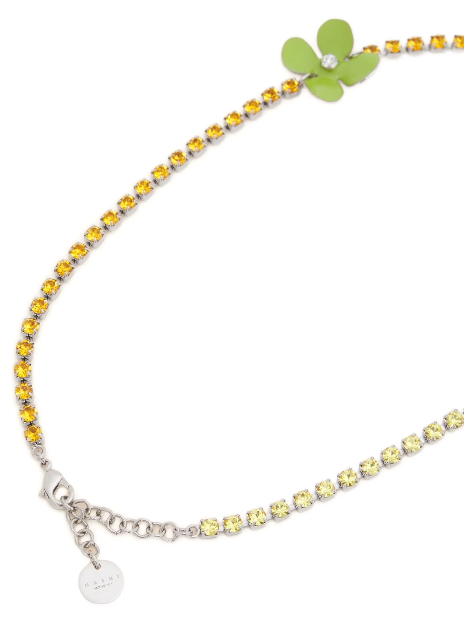 Chocker flowers Pink Brass Jewelry