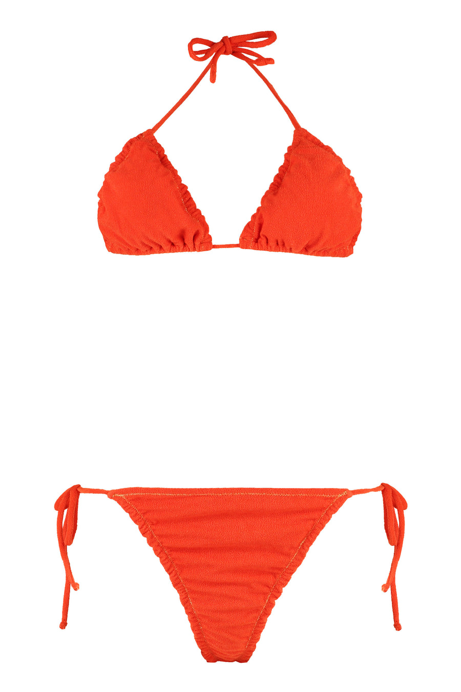 Concetta Triangle Bikini Top Orange Exterior: Polyamide Bikinis