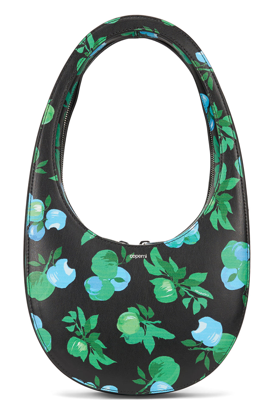 Handbag Swipe Flora Black Polyurethane Handbags