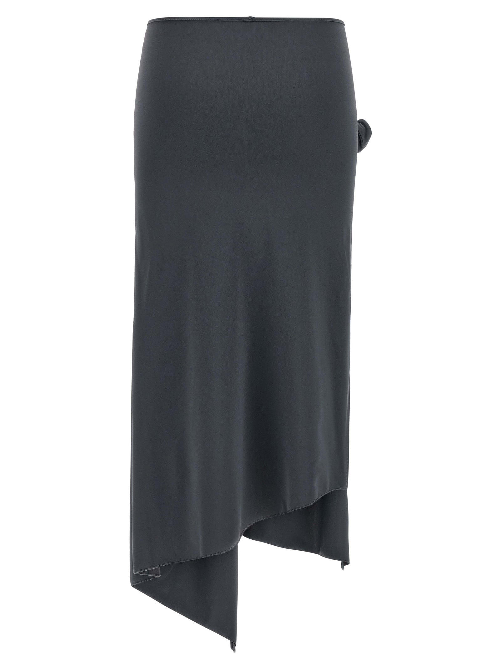 Flower skirt Gray Polyamide