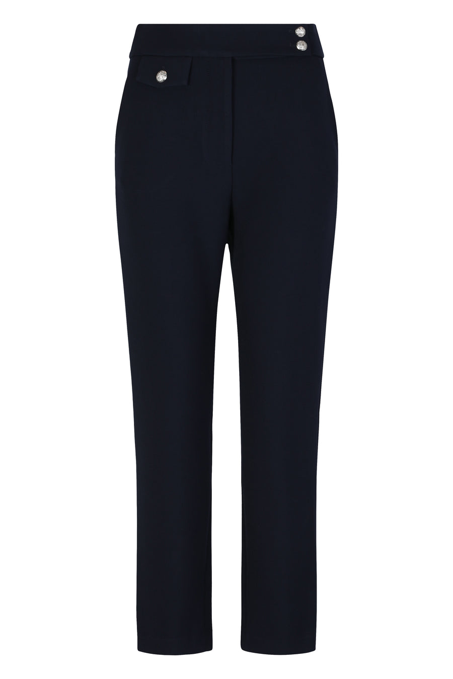 Trousers Renzo Navy-Silver Navy/silver Polyester Straight