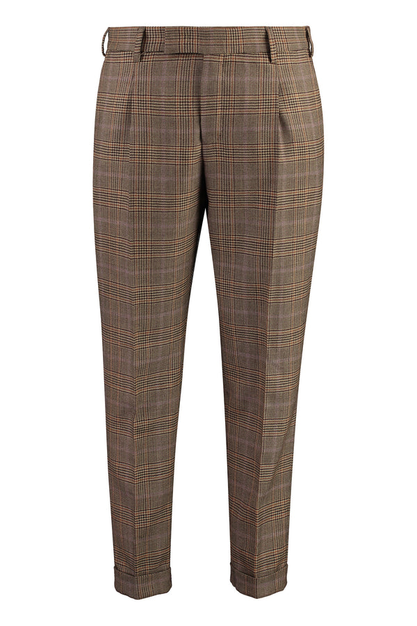 Beige Virgin Wool Trousers