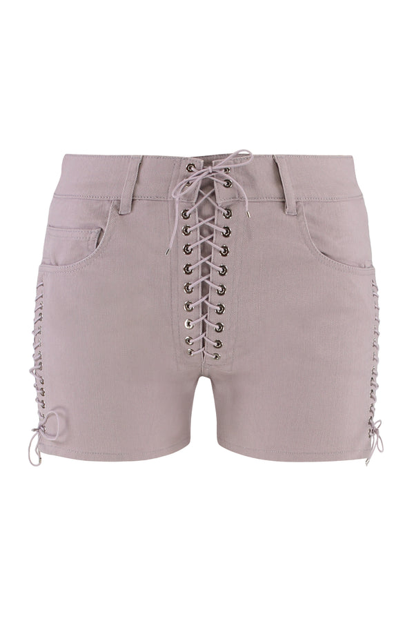 Pink Stretch Cotton Shorts