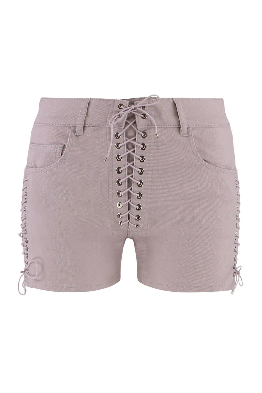 Pink Stretch Cotton Shorts