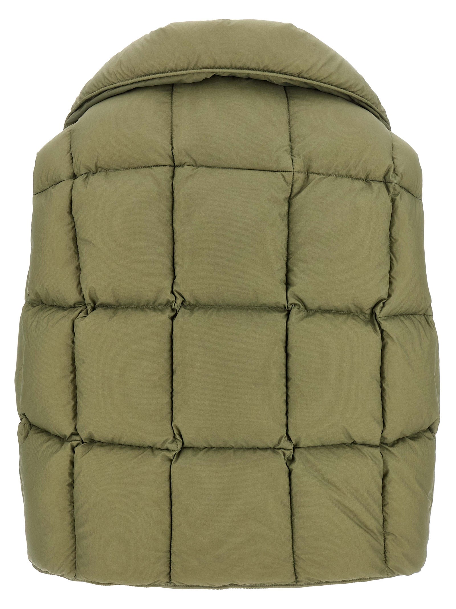 Cozy Cloud vest Green Nylon Gilet