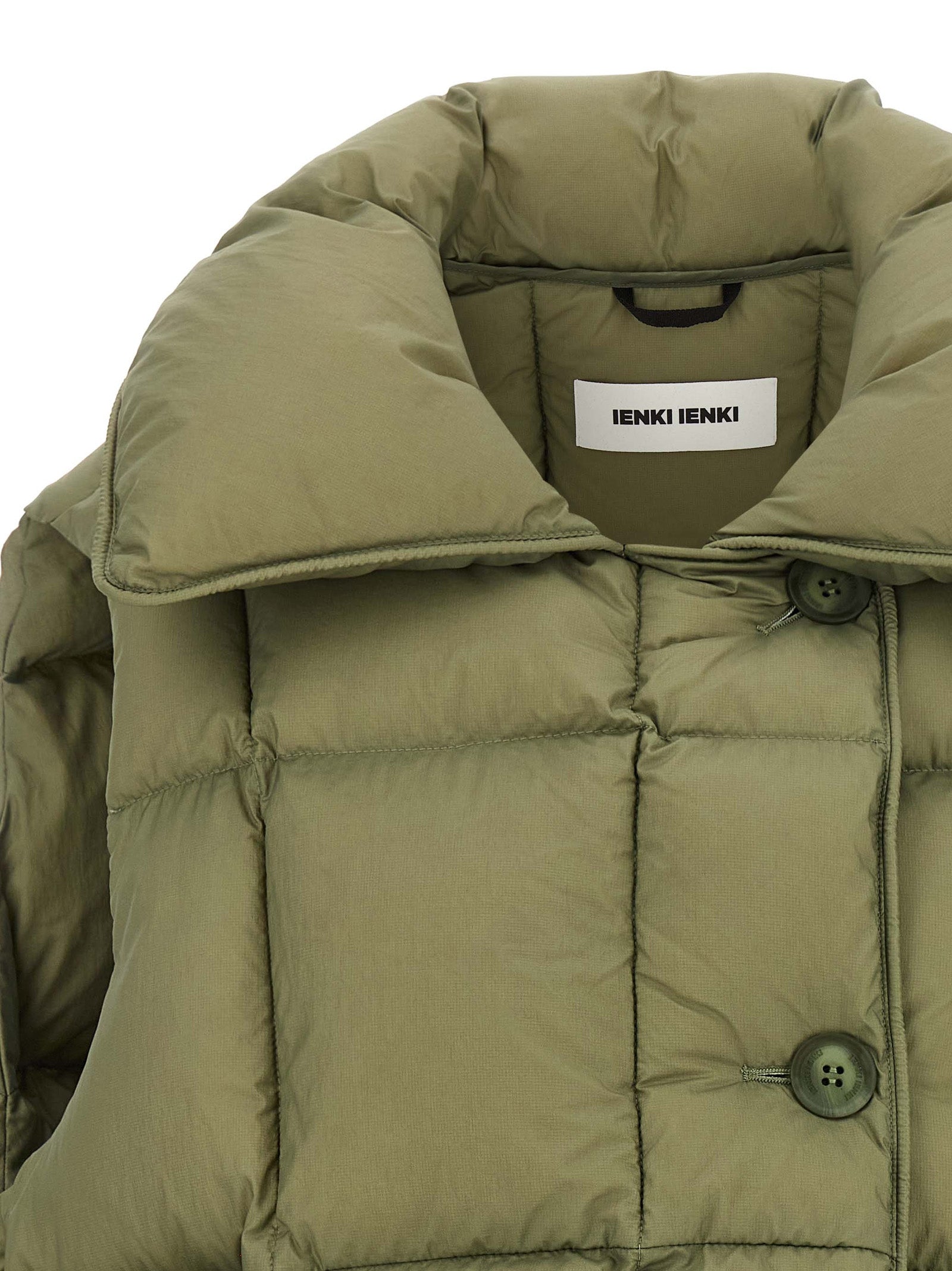 Cozy Cloud vest Green Nylon Gilet