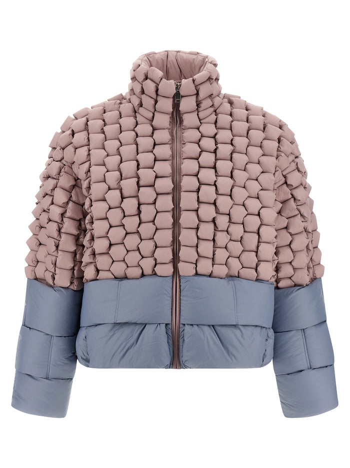 3D down jacket Multicolor Nylon Jacket, Parka, Casual
