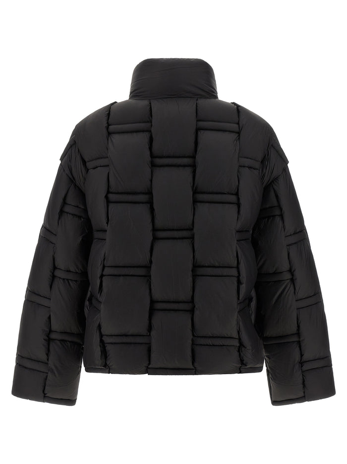 3D down jacket Black Nylon Jacket, Parka, Casual
