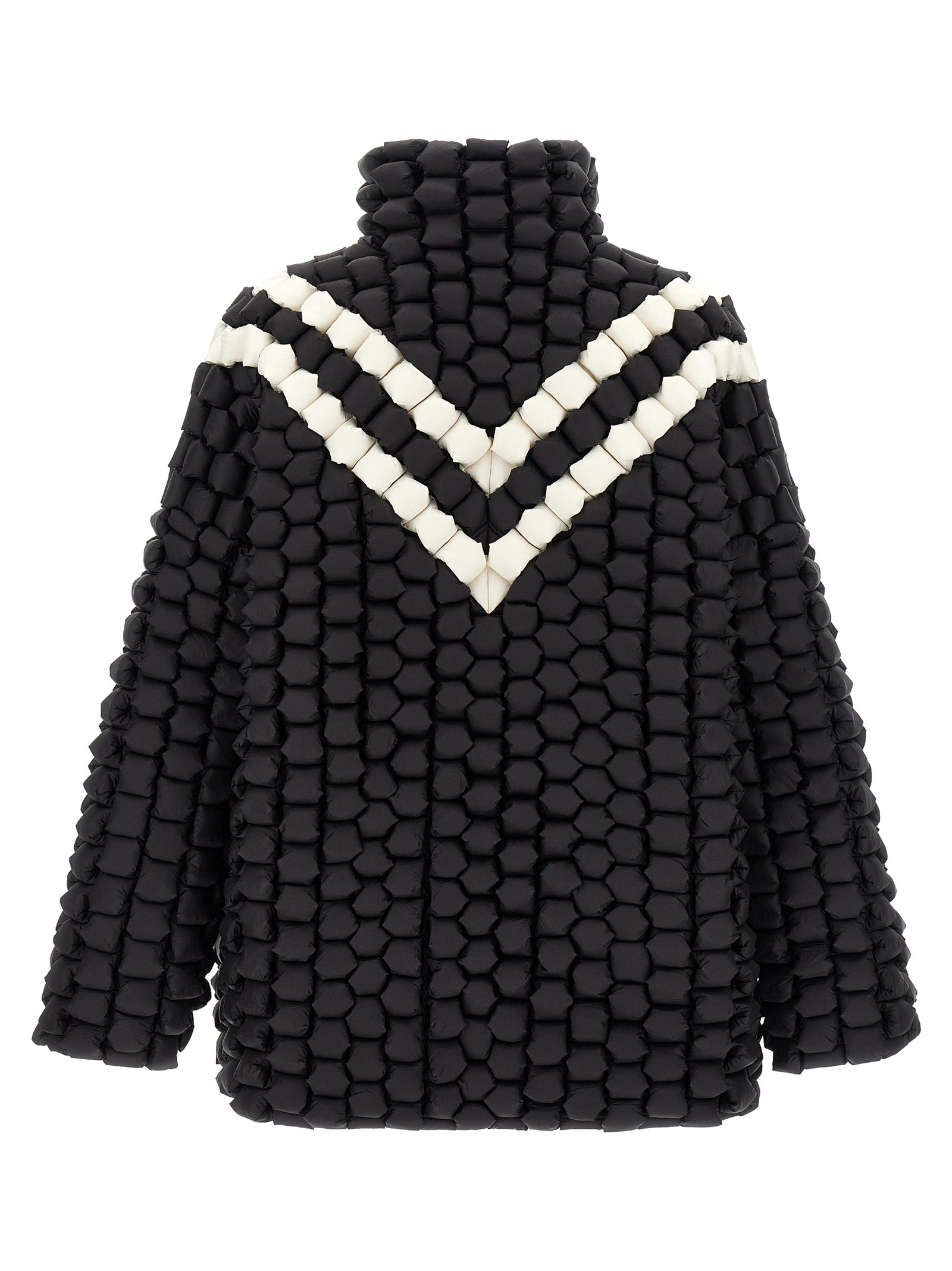3D down jacket Black Nylon Jacket, Parka, Casual
