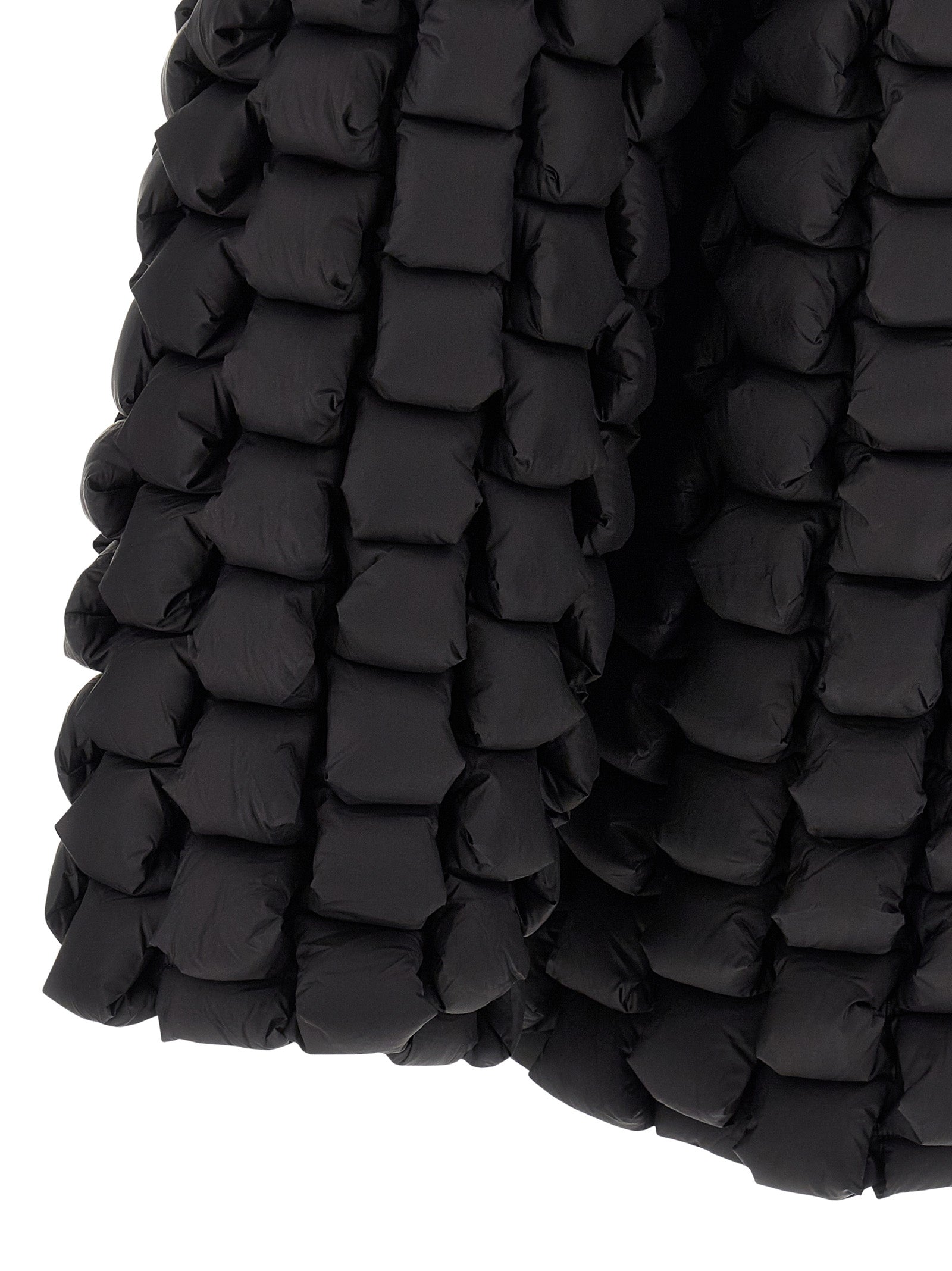 3D down jacket Black Nylon Jacket, Parka, Casual