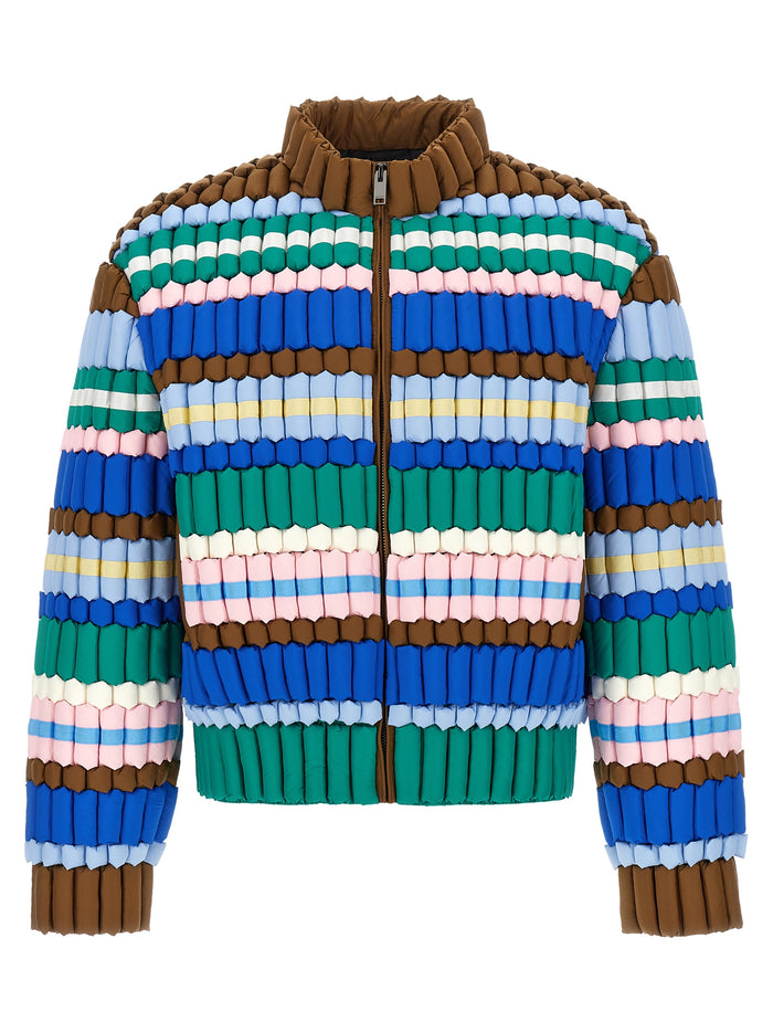 3D down jacket Multicolor Nylon Jacket, Parka, Casual