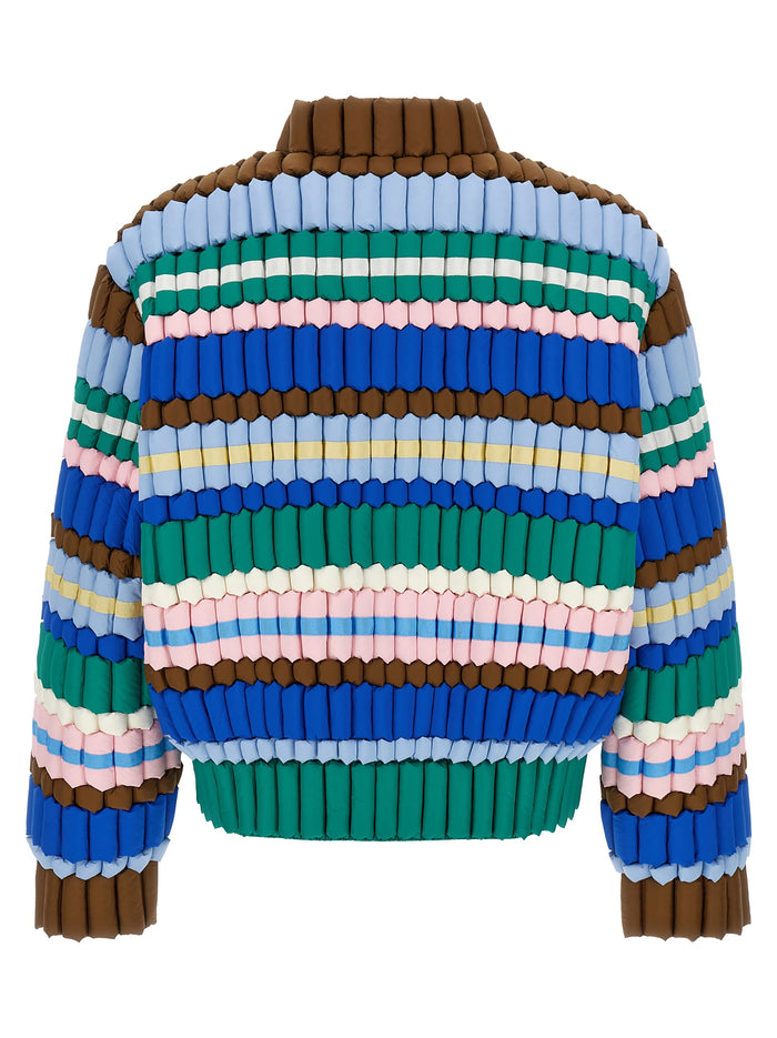 3D down jacket Multicolor Nylon Jacket, Parka, Casual