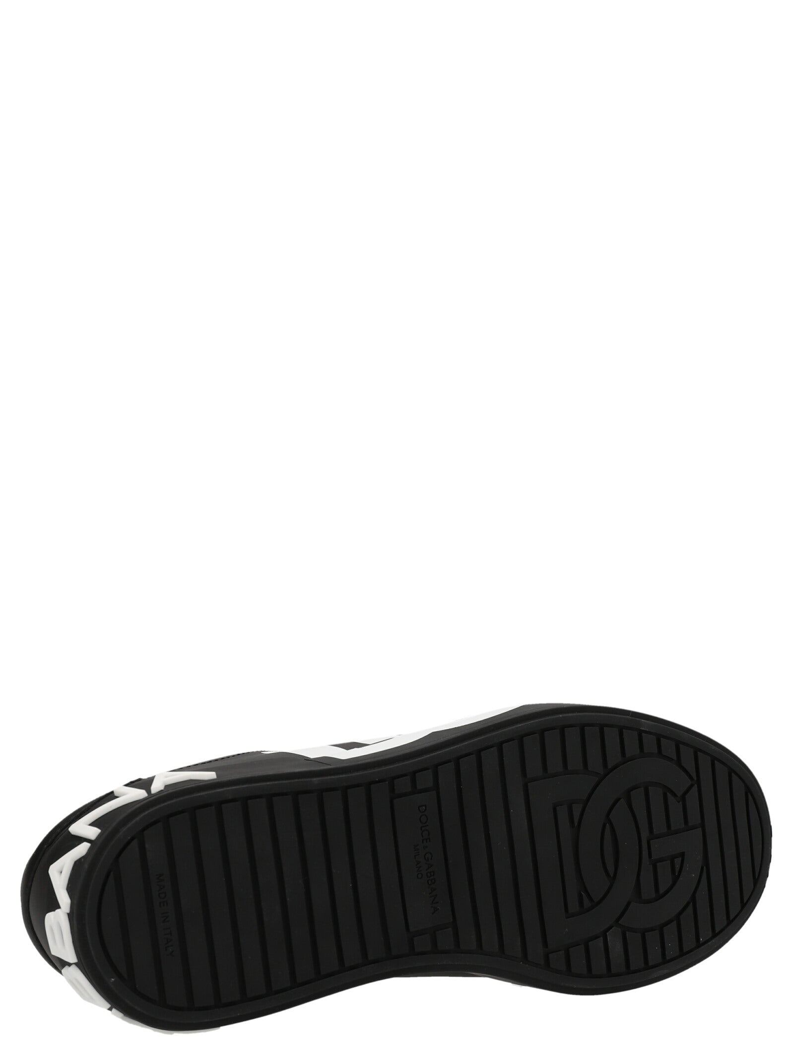 Portofino sneakers White/black Calfskin Leather