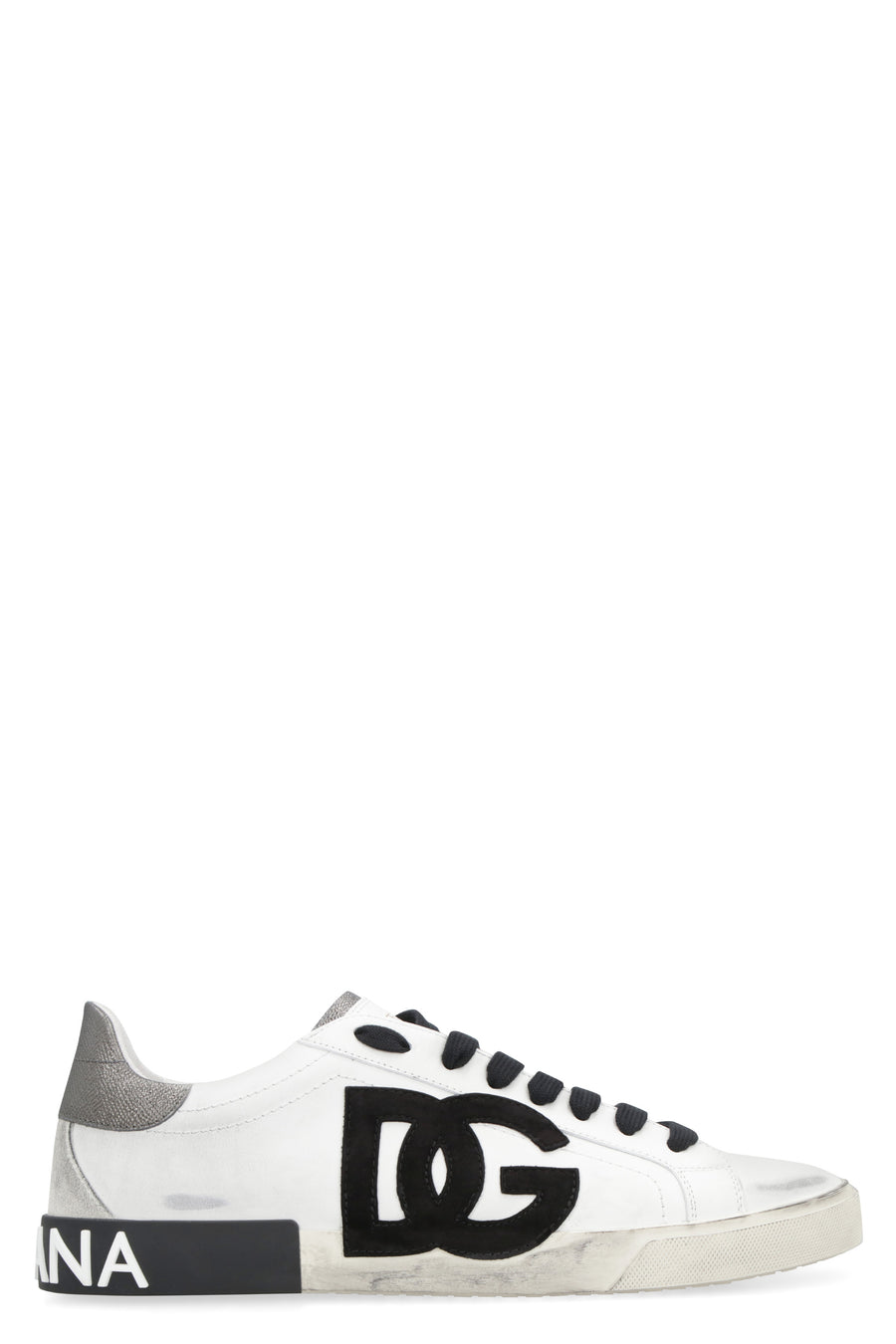 Low-Top Sneakers White Calf Trainers