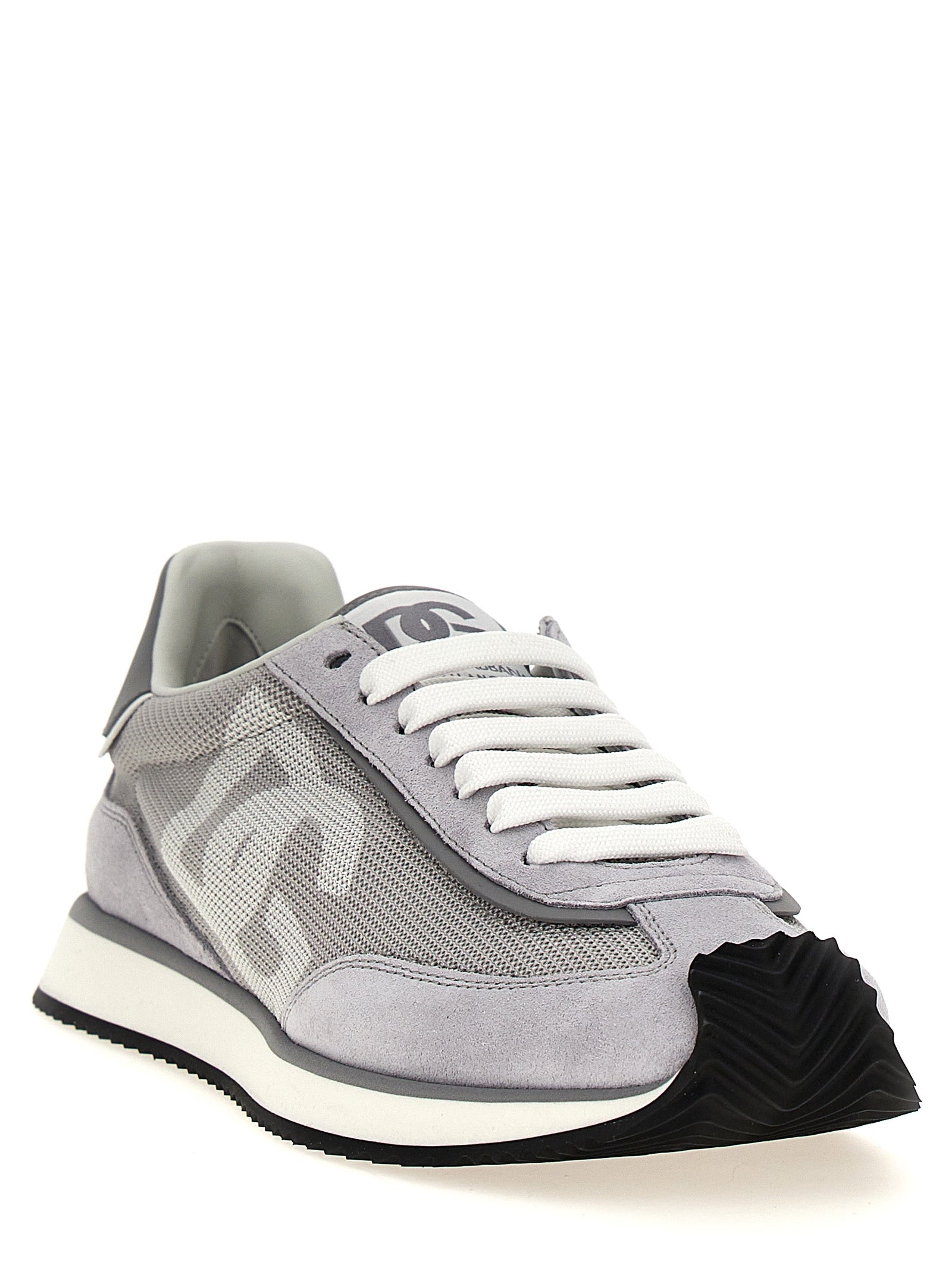 DG Cuschion sneakers Gray Calf Leather Polyester
