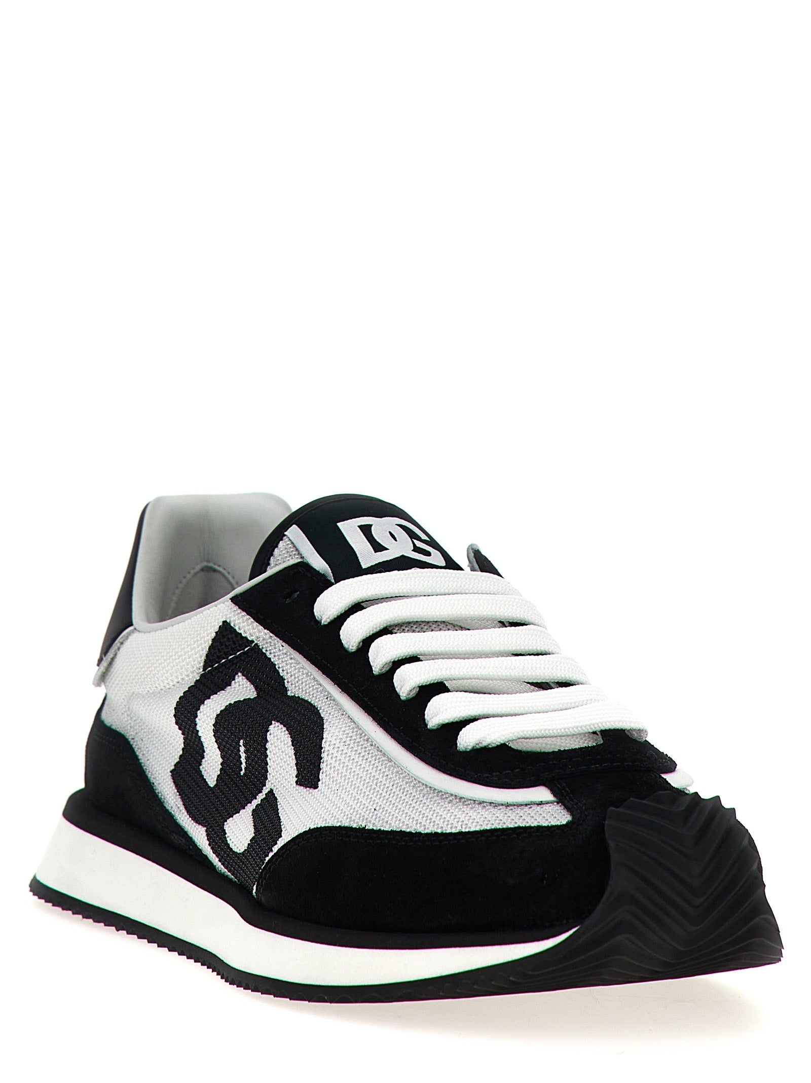DG Cushion sneakers White/black Calf Leather Polyester