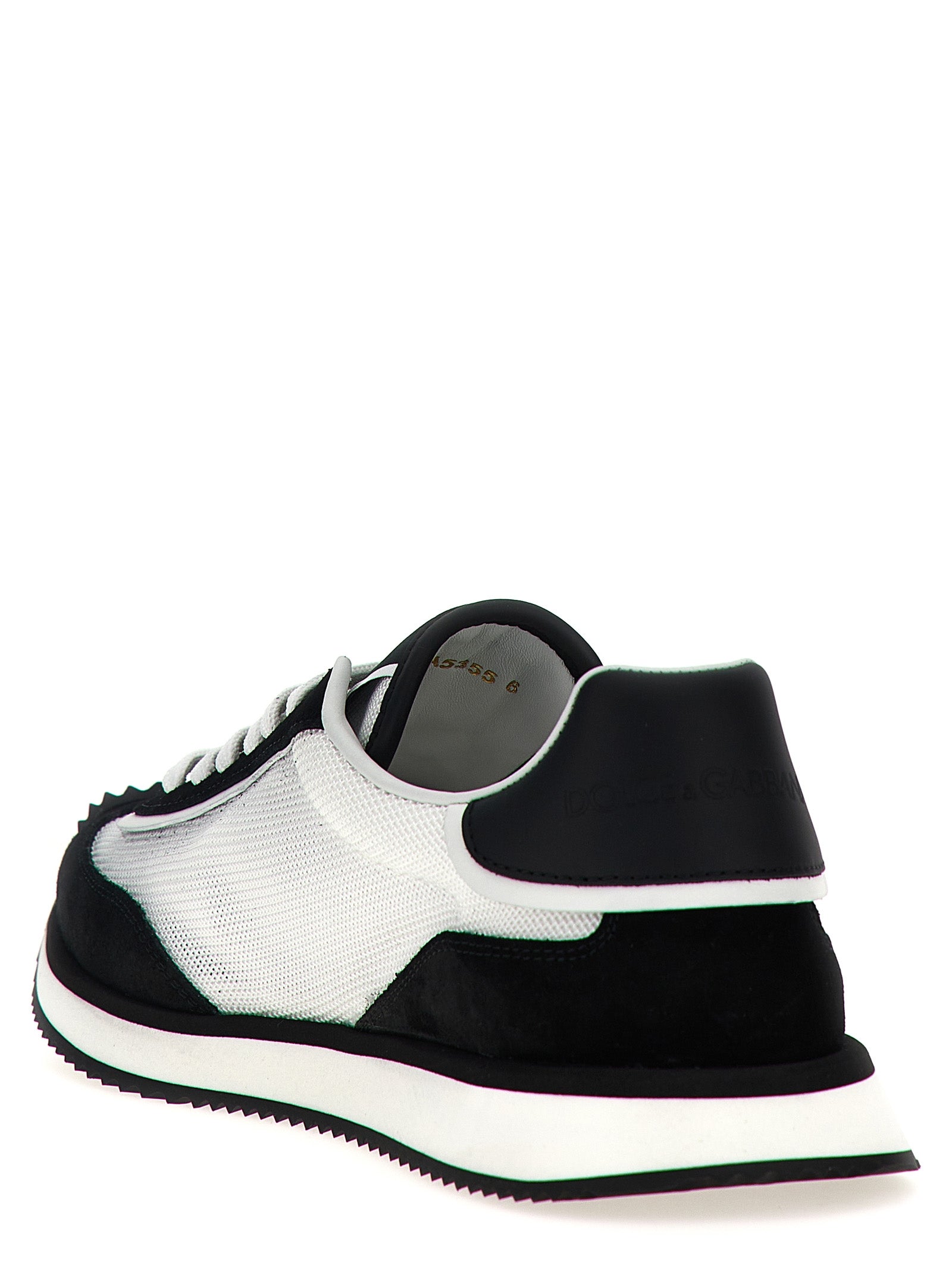 DG Cushion sneakers White/black Calf Leather Polyester