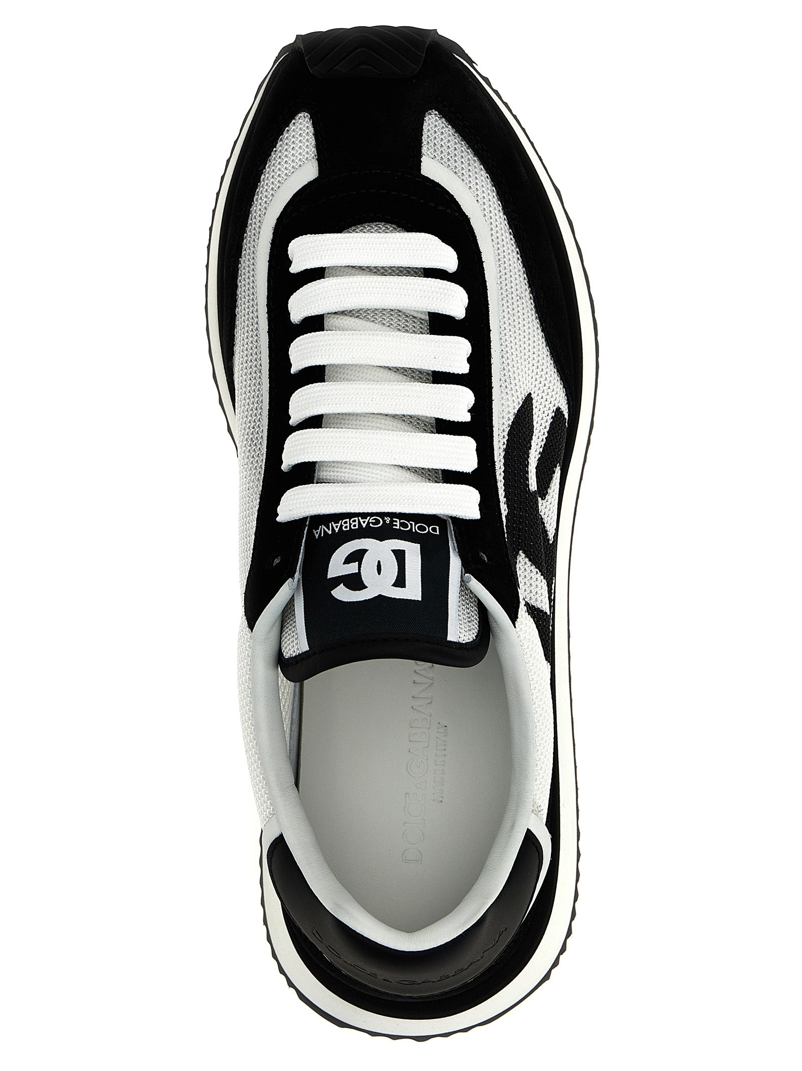 DG Cushion sneakers White/black Calf Leather Polyester