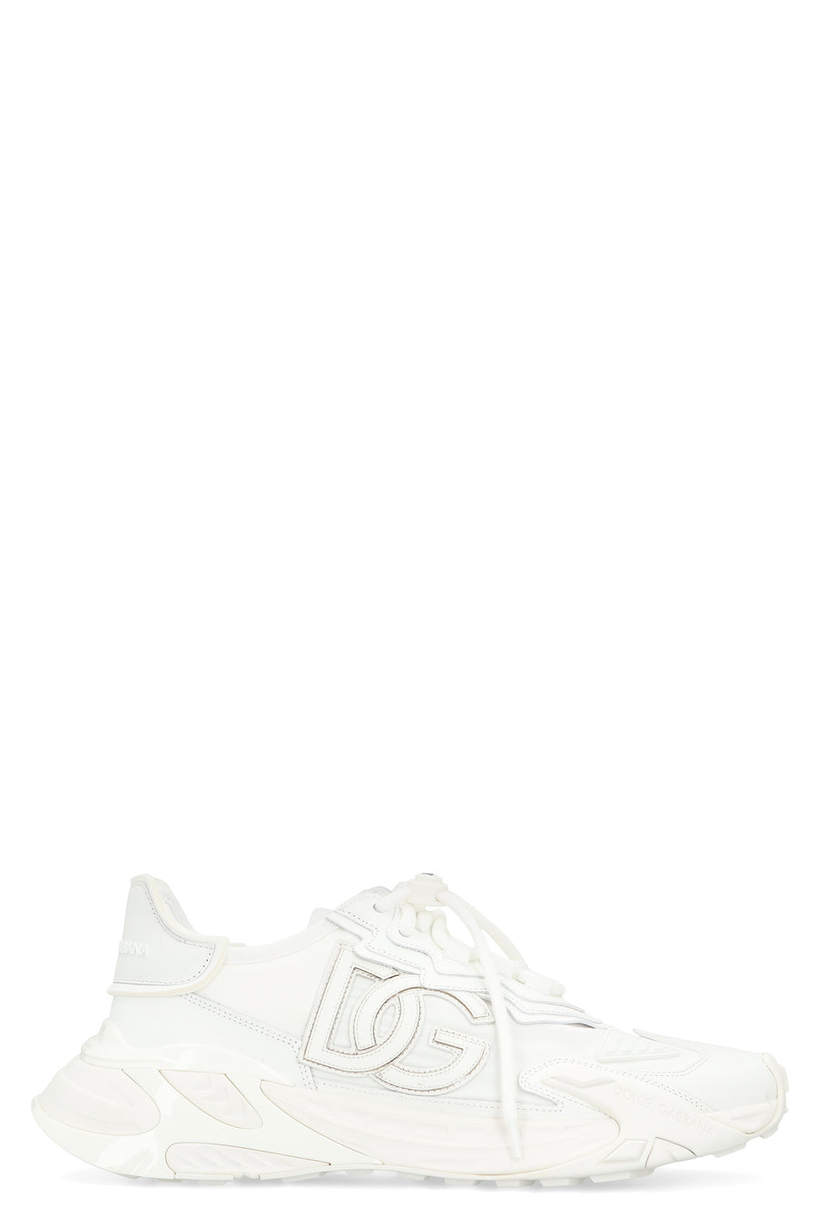Dolce & Gabbana Sneakers Day Faster White Viscose Trainers
